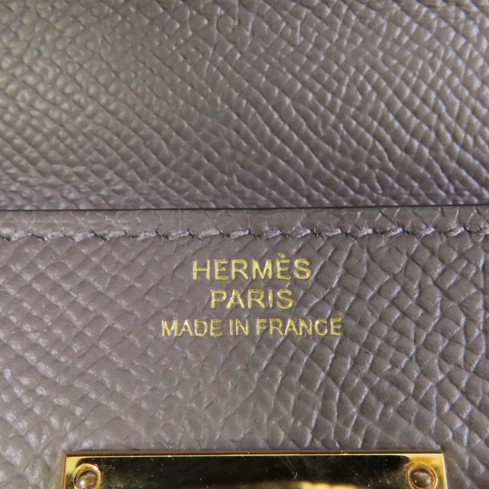 HERMES Epsom皮革Kelly To Go金扣肩背袋