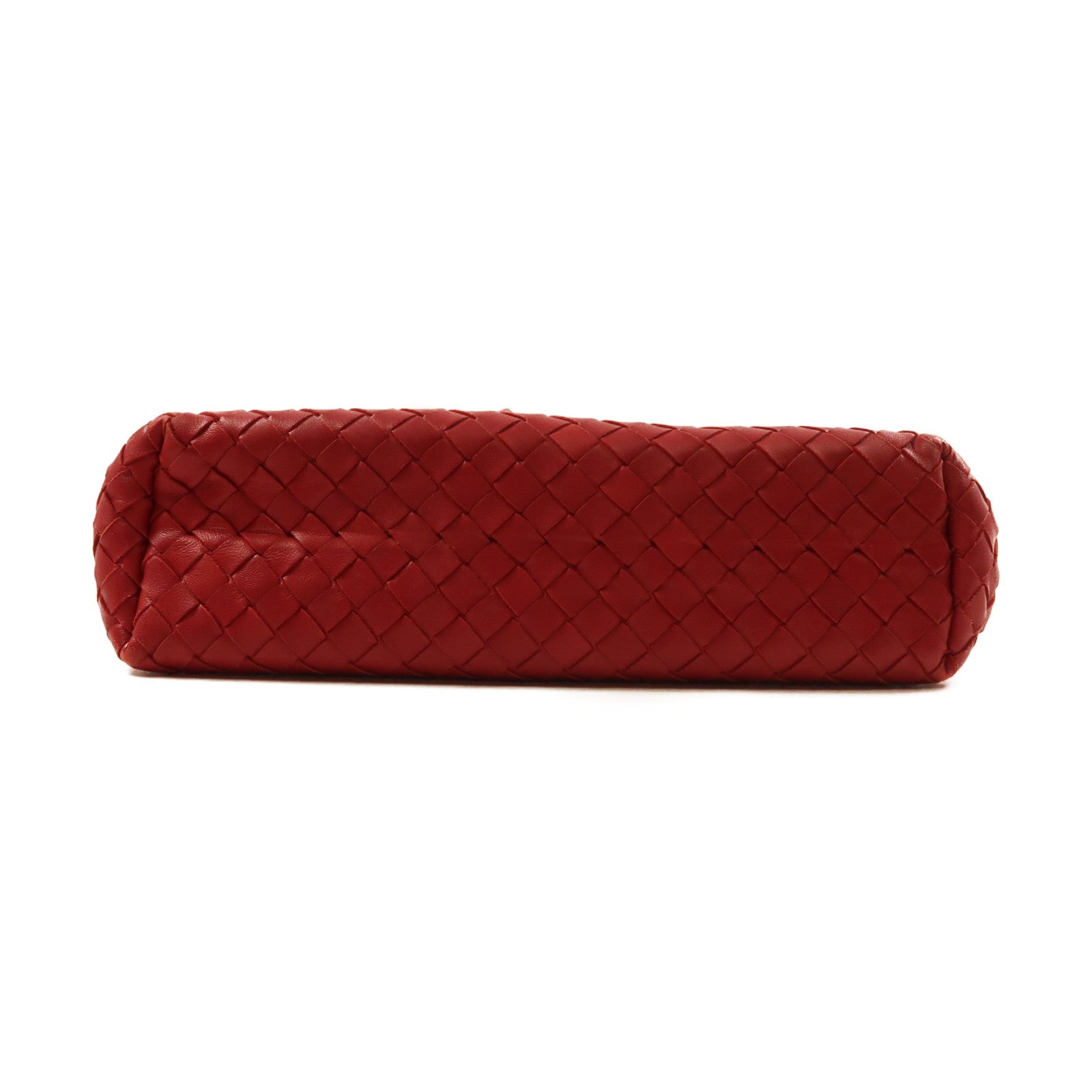 BOTTEGA VENETA 牛皮皮革2 Way Shoulder金扣手挽肩背兩用袋紅色