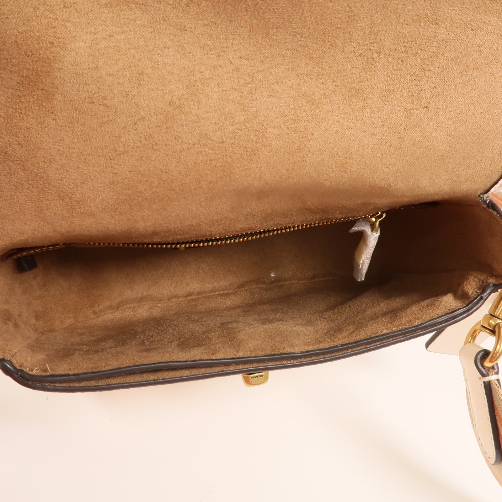 COACH 牛皮皮革Shoulder Bag金扣肩背袋