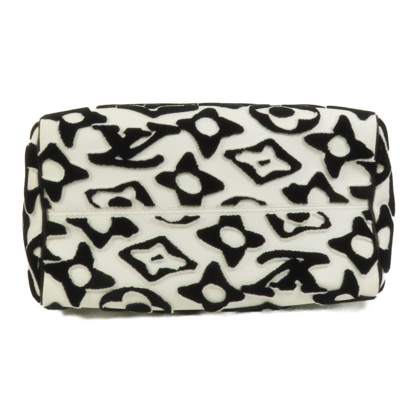 LOUIS VUITTON Tufted Monogram Speedy Bandouliere 25銀扣手挽肩背兩用袋