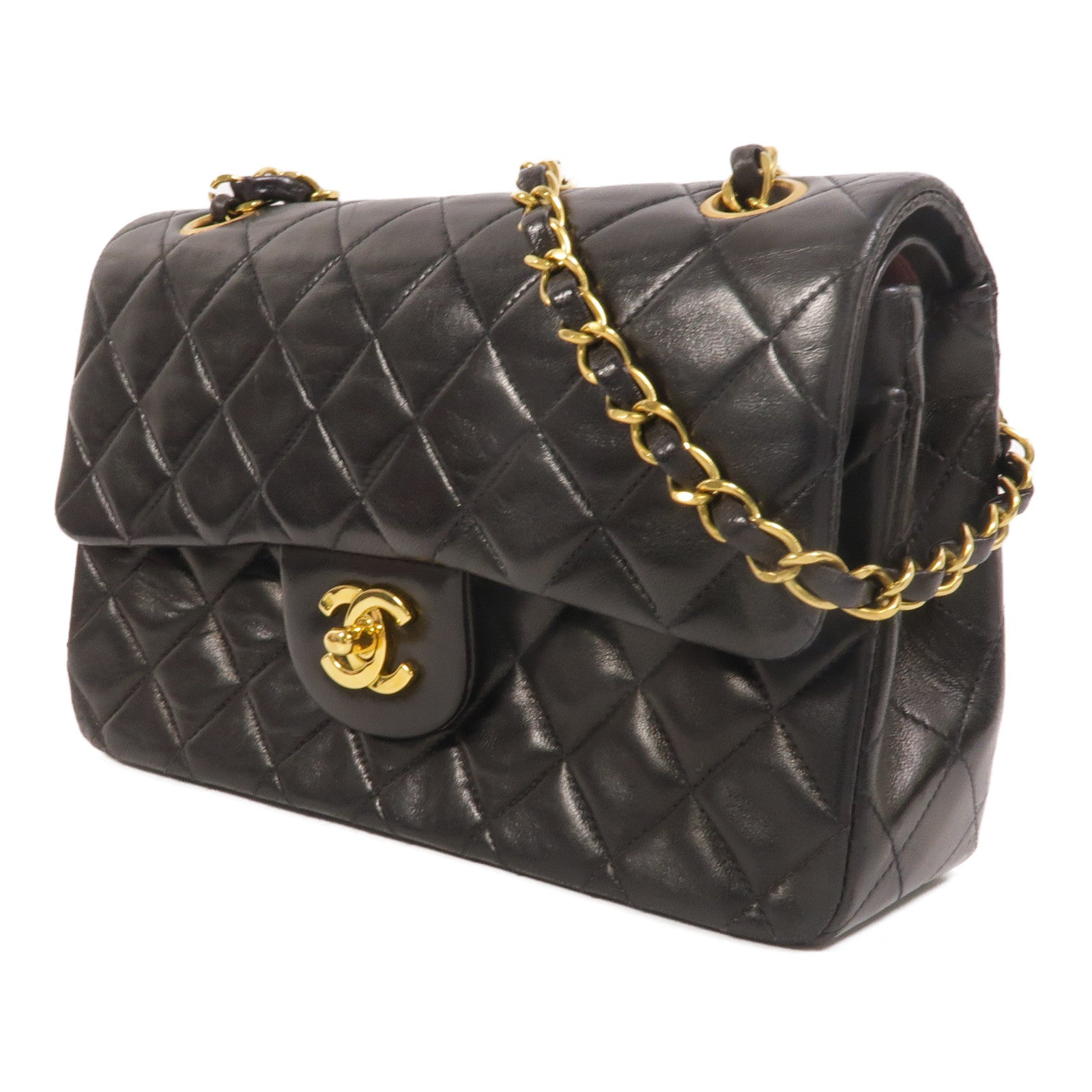 CHANEL 羊皮皮革Vintage Classic 23鏈帶肩背袋