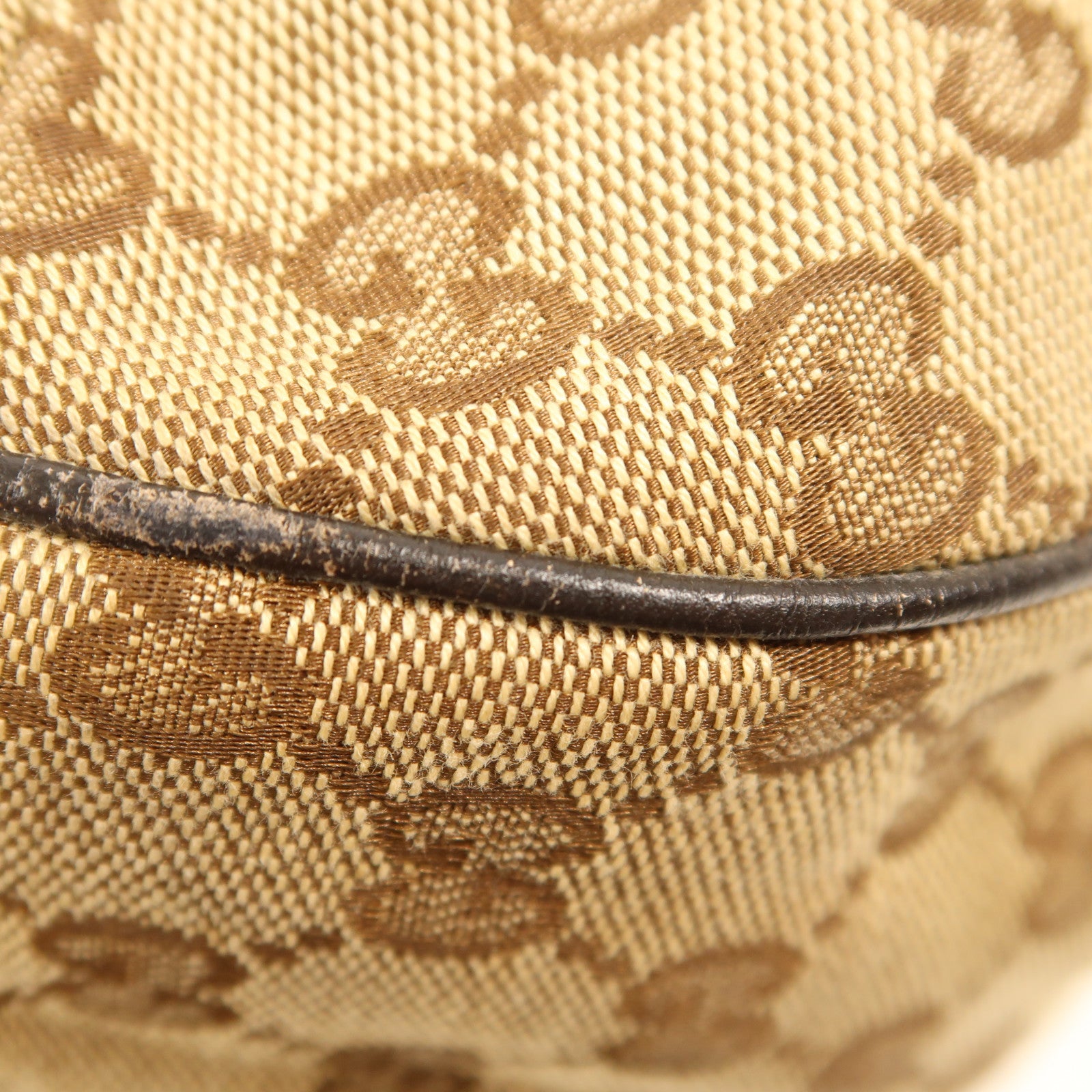 GUCCI 帆布Shoulder Bag金扣肩背袋