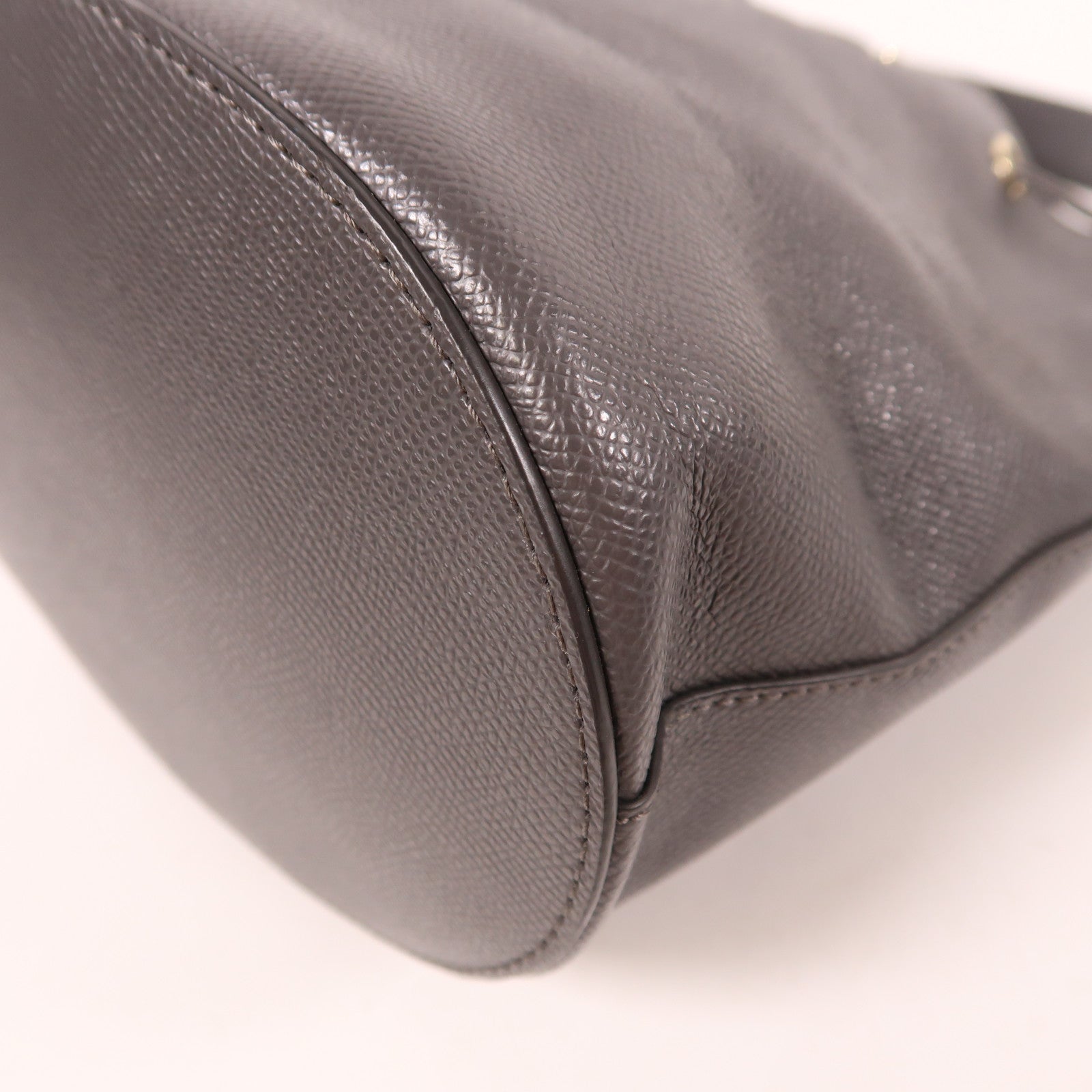 Furla 牛皮皮革Bucket Bag金扣手挽肩背兩用袋