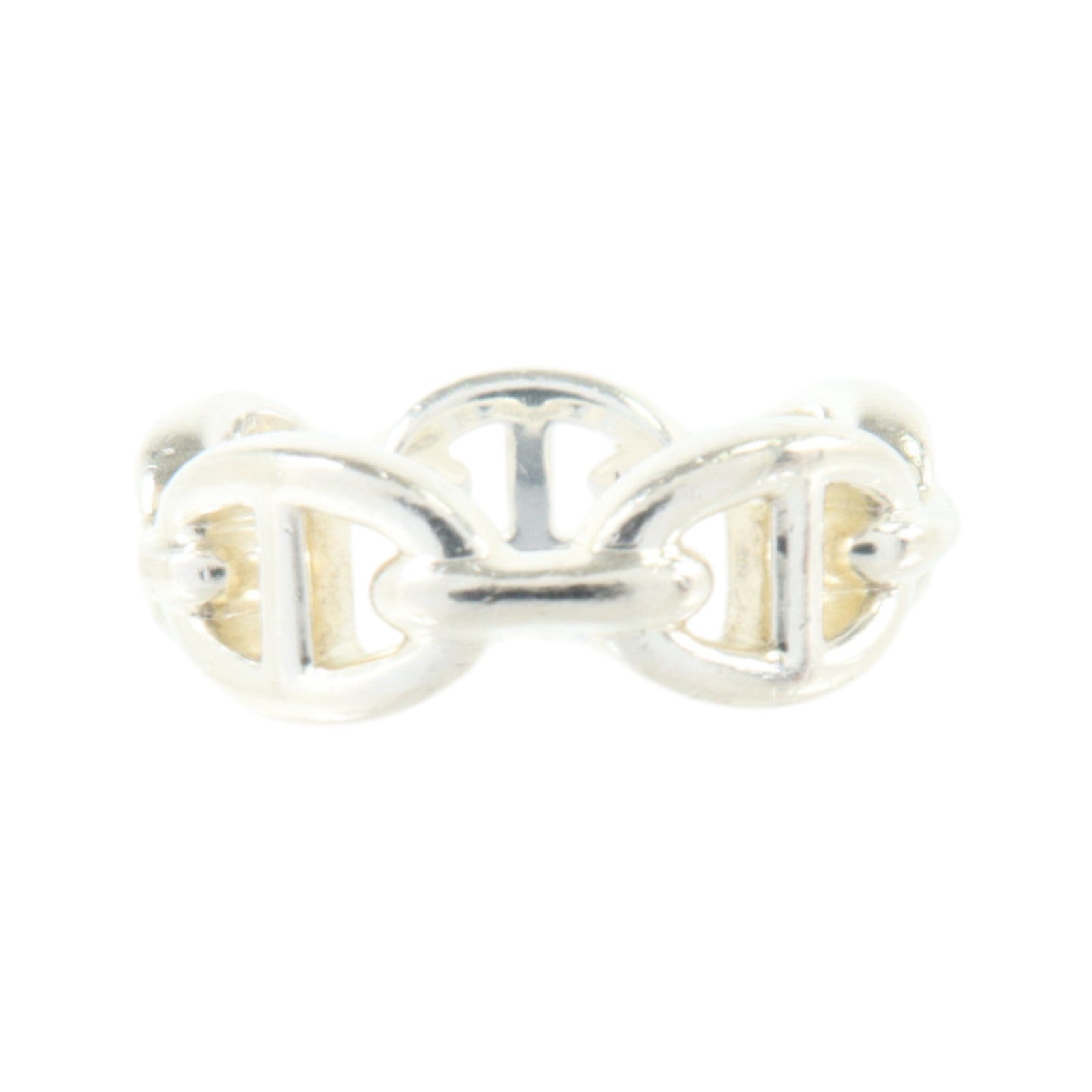HERMES 925純銀Chaine D'Ancre Ring戒指