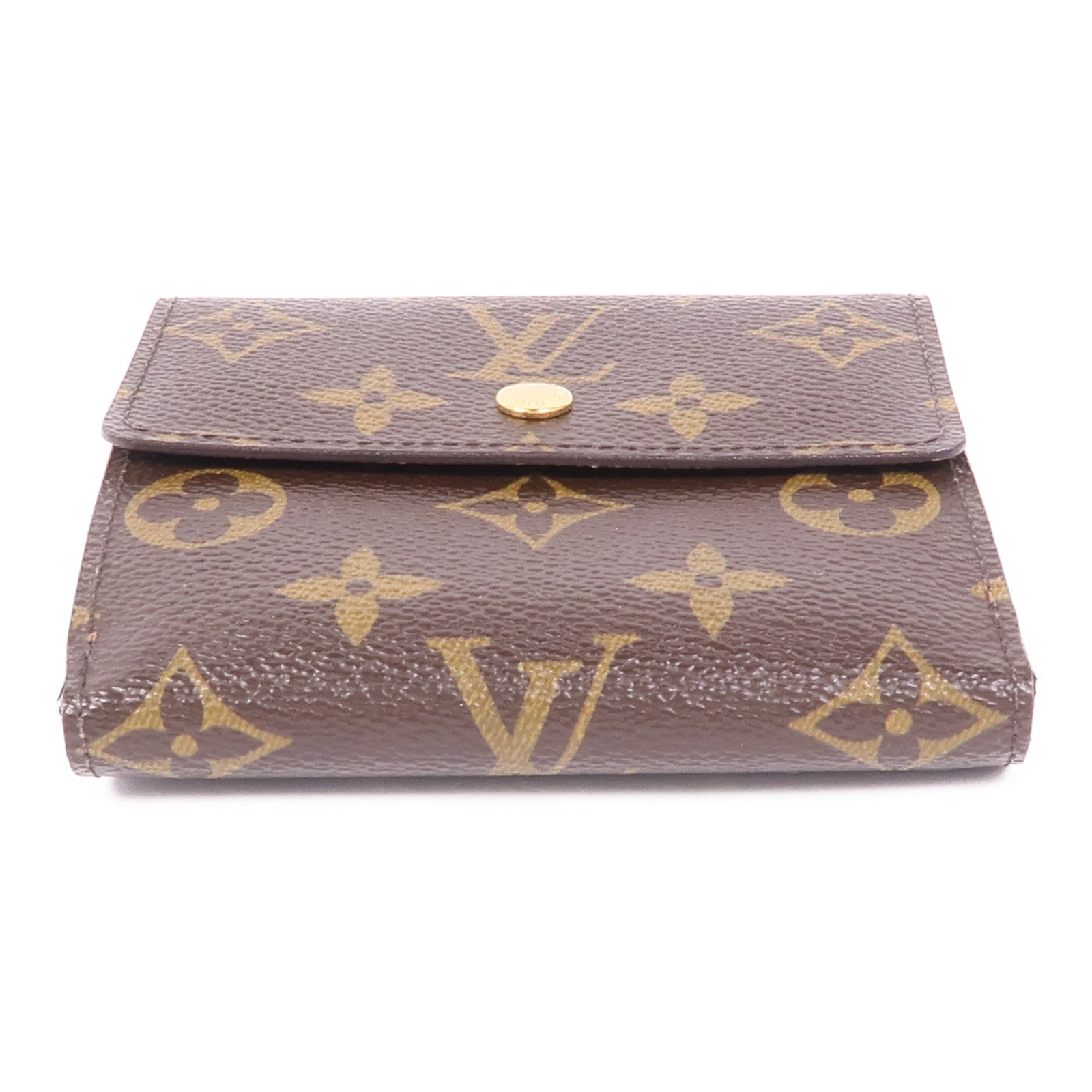 LOUIS VUITTON Monogram Portefeuille Elise Wallet金扣錢包