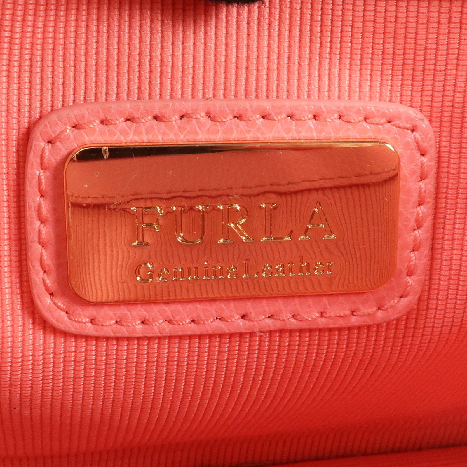 Furla 牛皮皮革Metropolis Mini Bag金扣鏈帶肩背袋