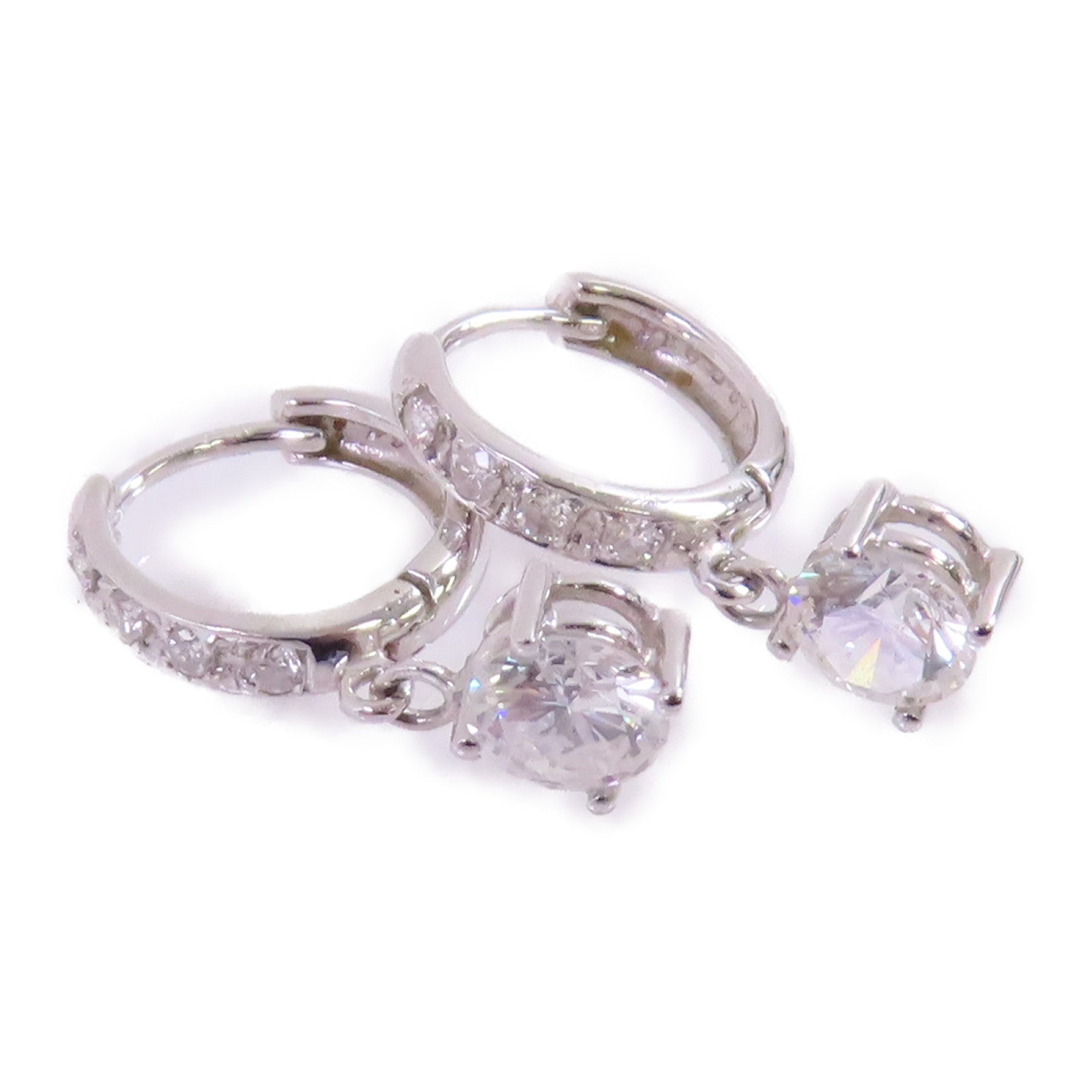 JEWELRY 【激減優惠】18K白金/鑽石Diamond Earrings耳環