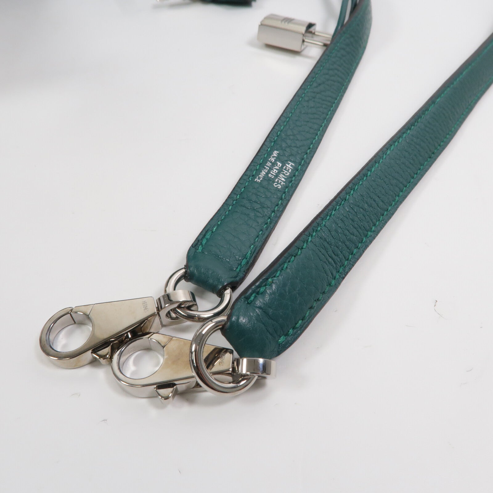 HERMES Togo皮革Kelly 28手挽肩背兩用袋Malachite