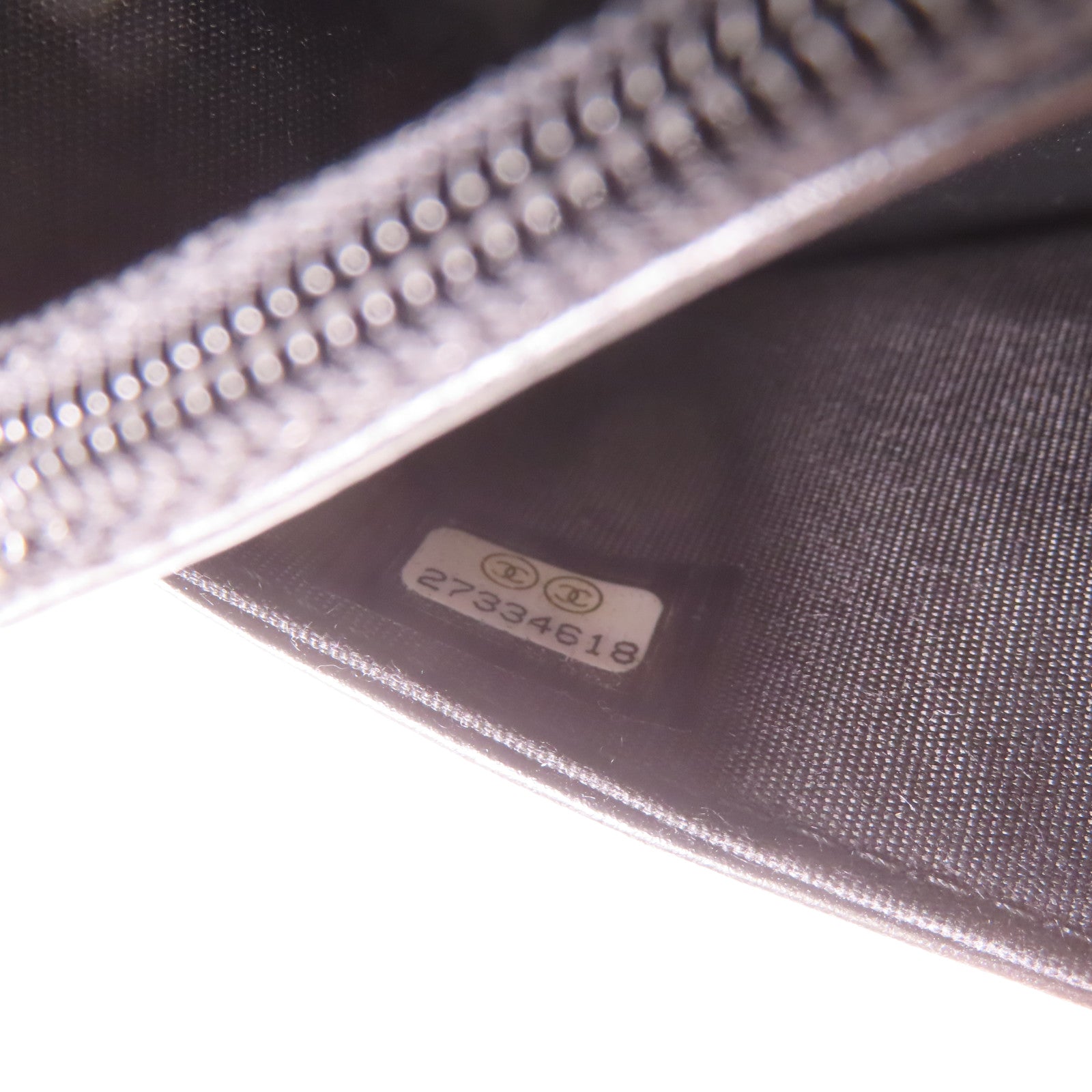 CHANEL 羊皮皮革WOC Wallet On Chain銀扣鏈帶肩背袋黑色