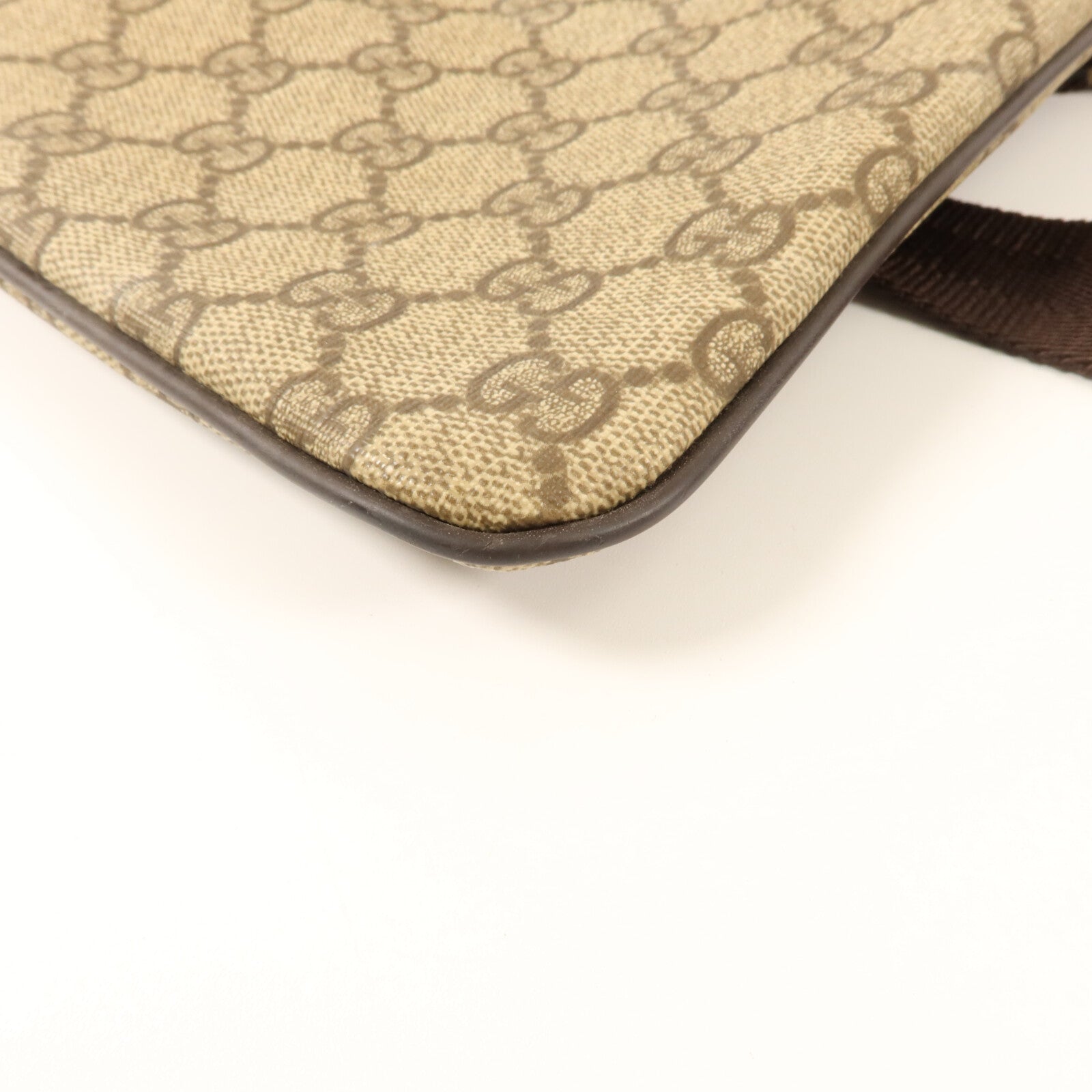 GUCCI 塗層帆布GG Supreme Shoulder Bag肩背袋
