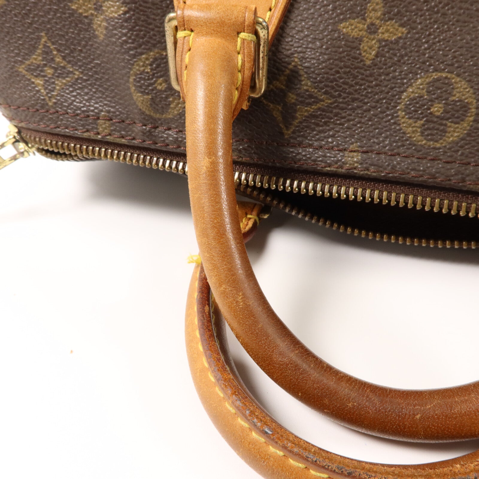 LOUIS VUITTON Monogram Speedy 30金扣手挽袋