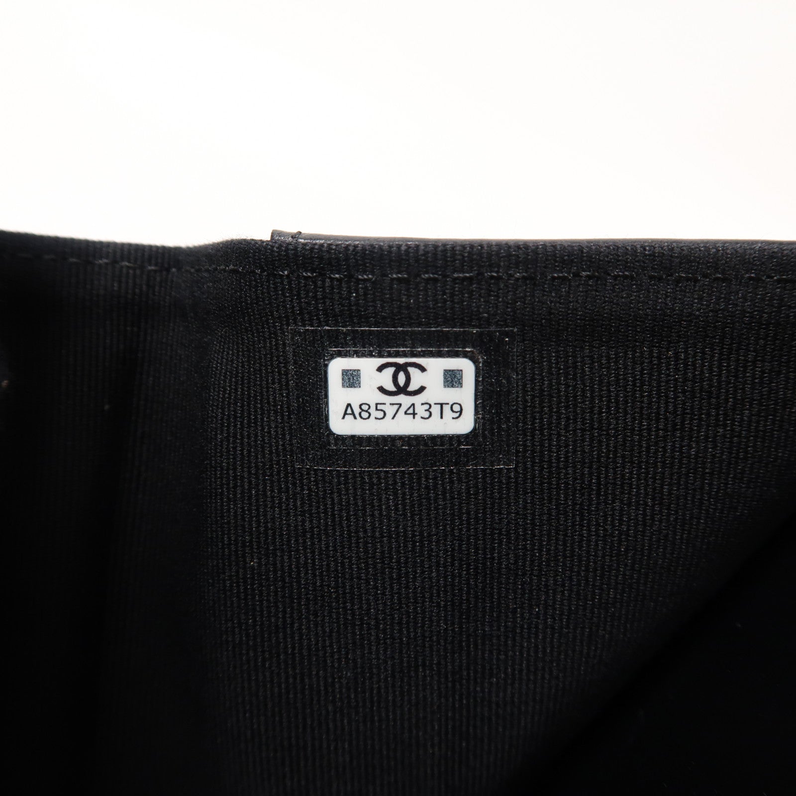 CHANEL 菱格Caviar皮革Small Flap Wallet金扣折疊錢包黑色