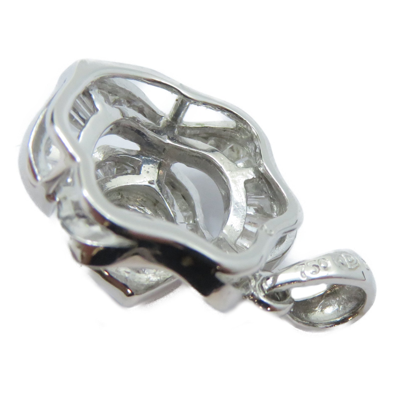 JEWELRY 18K白金Diamond Pendant 0.57ct鑽石吊墜