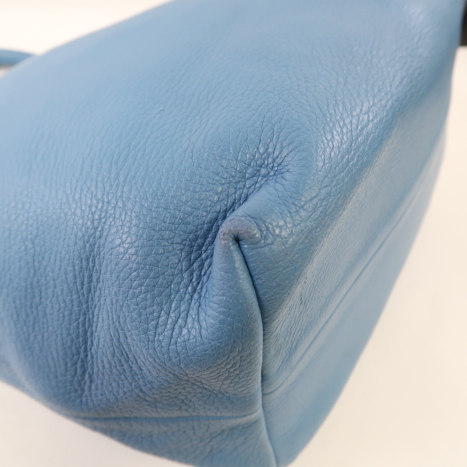 BOTTEGA VENETA 【激減優惠】牛皮皮革Hand Bag手挽袋藍色