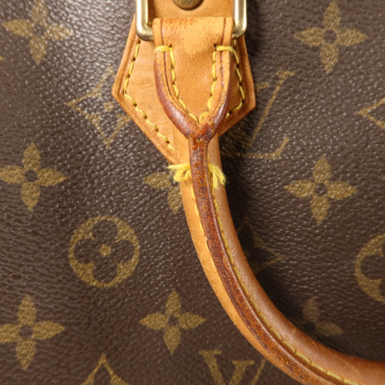 LOUIS VUITTON Monogram Speedy 30金扣手挽袋