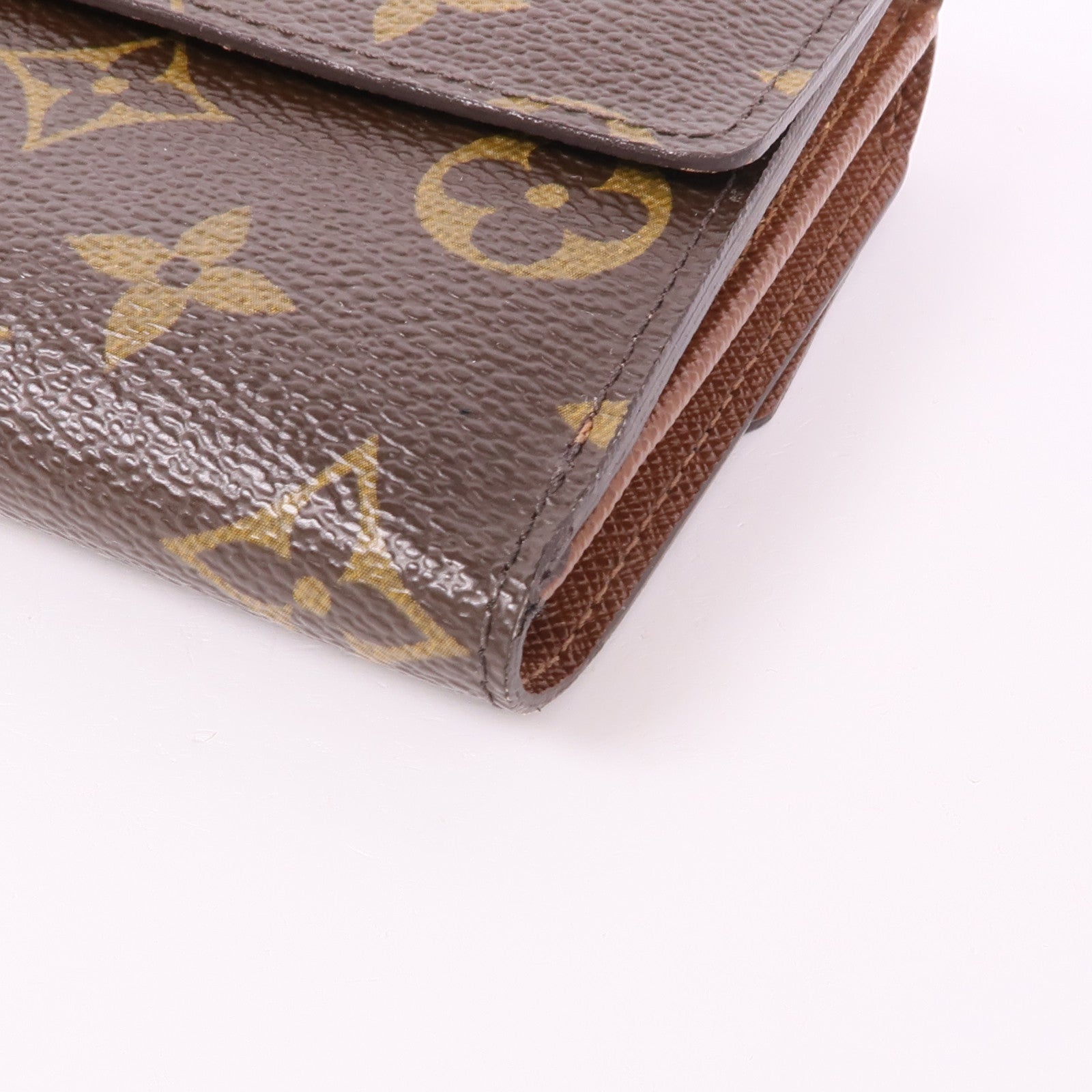 LOUIS VUITTON Monogram Portefeuille Elise Wallet金扣錢包