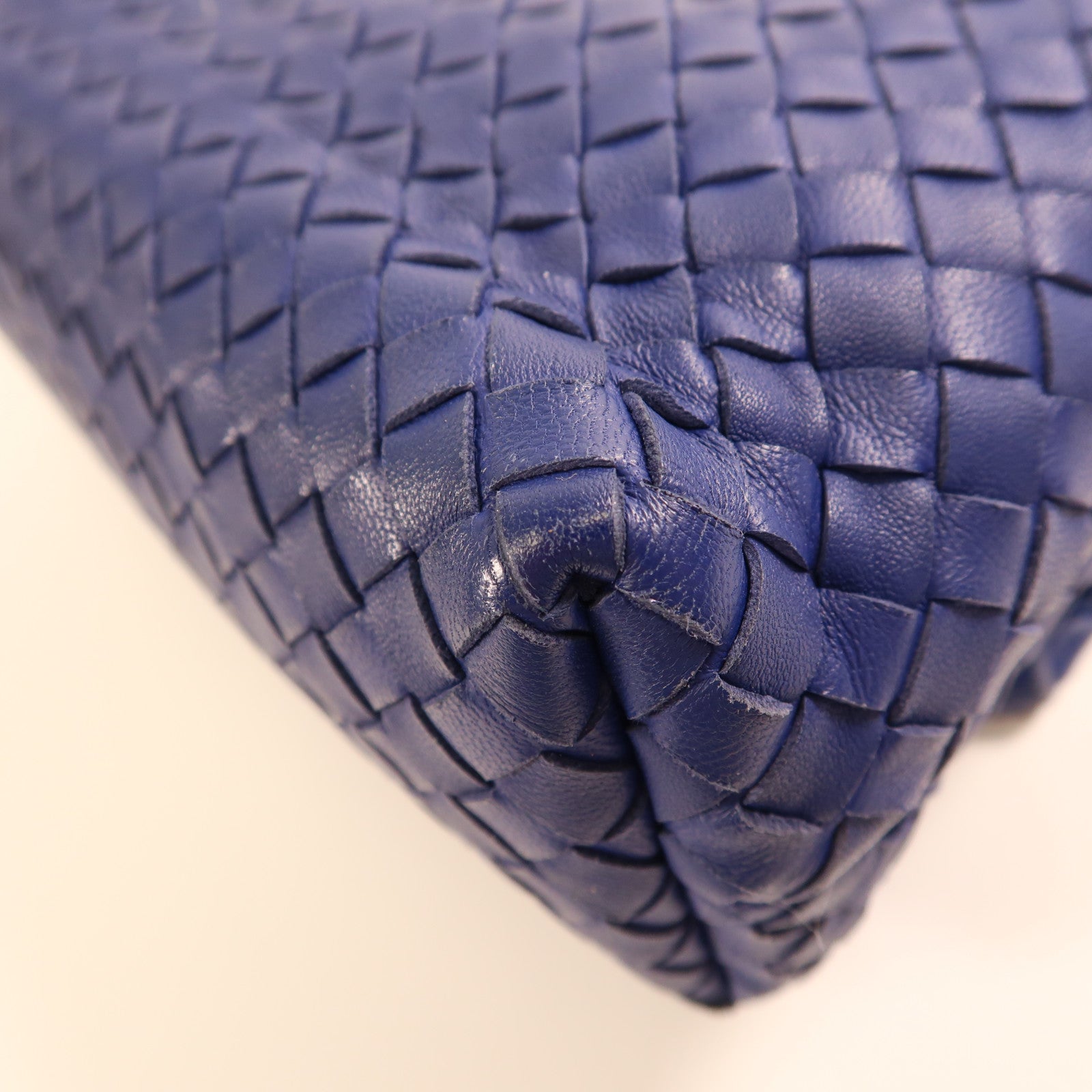 BOTTEGA VENETA 【激減優惠】織紋皮革Chain Shoulder金扣鏈帶肩背袋