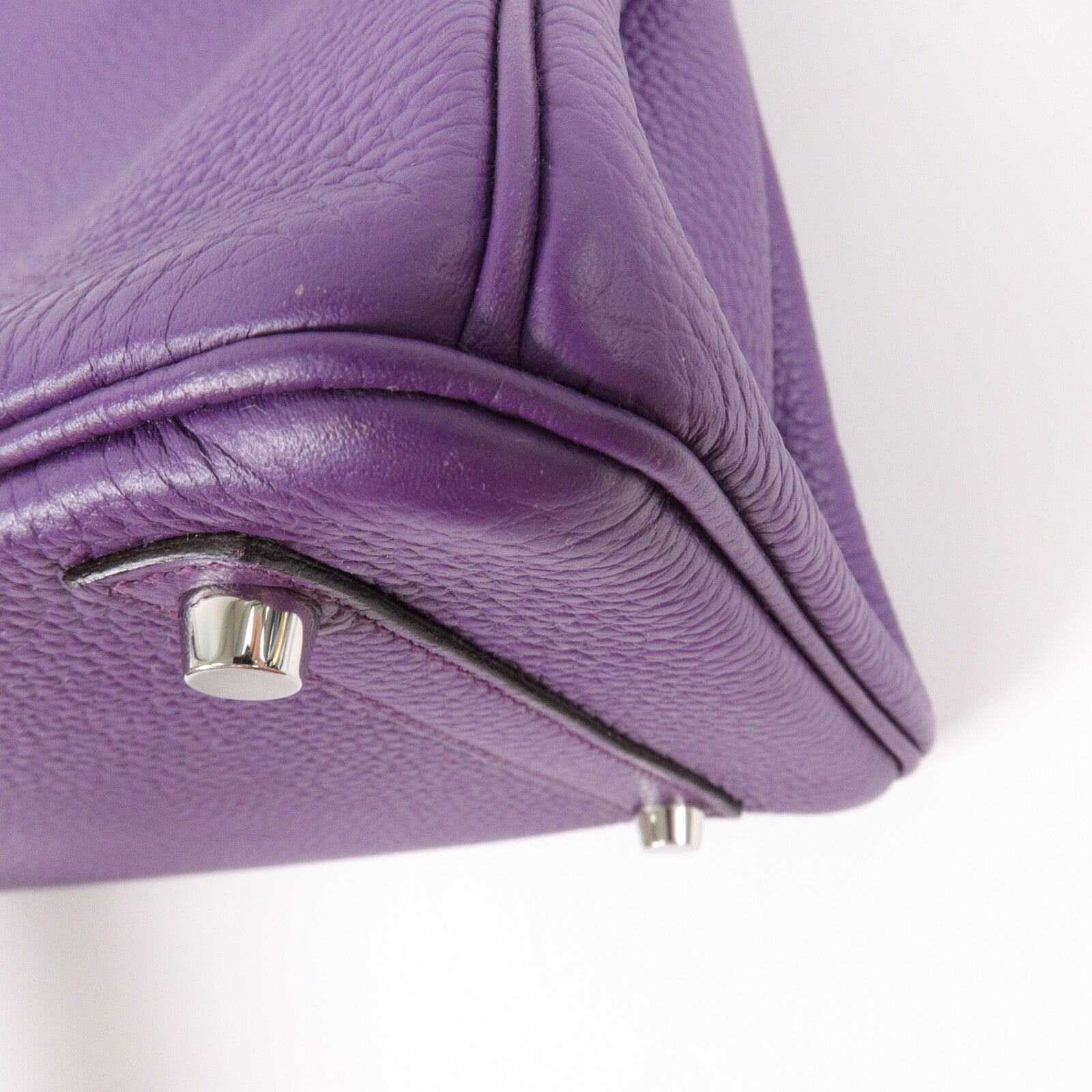 HERMES Togo皮革Birkin 30手挽袋Anemone