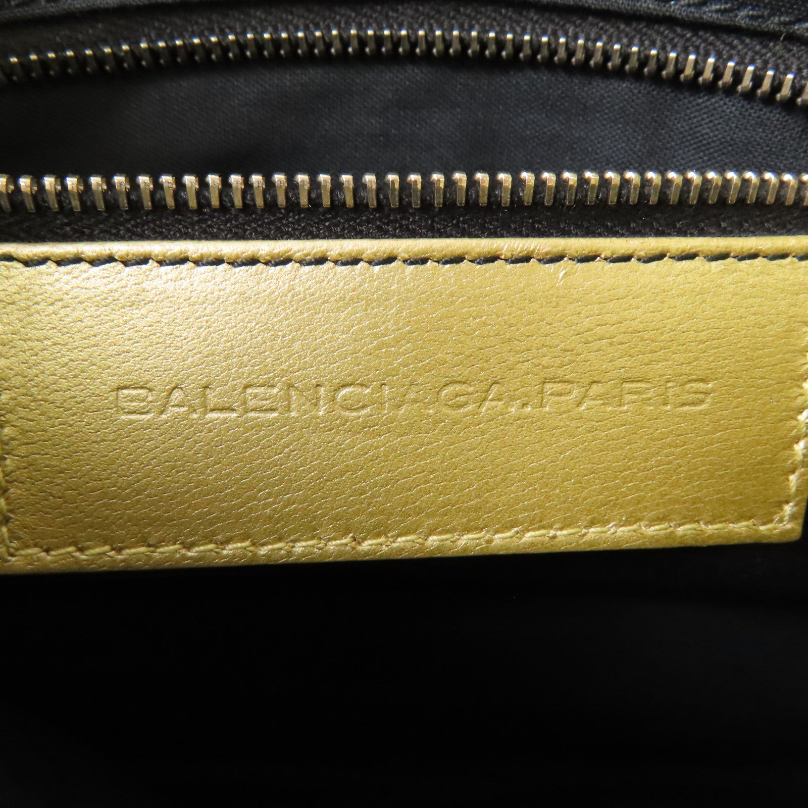 BALENCIAGA 牛皮皮革Mini City銀扣手挽肩背兩用袋