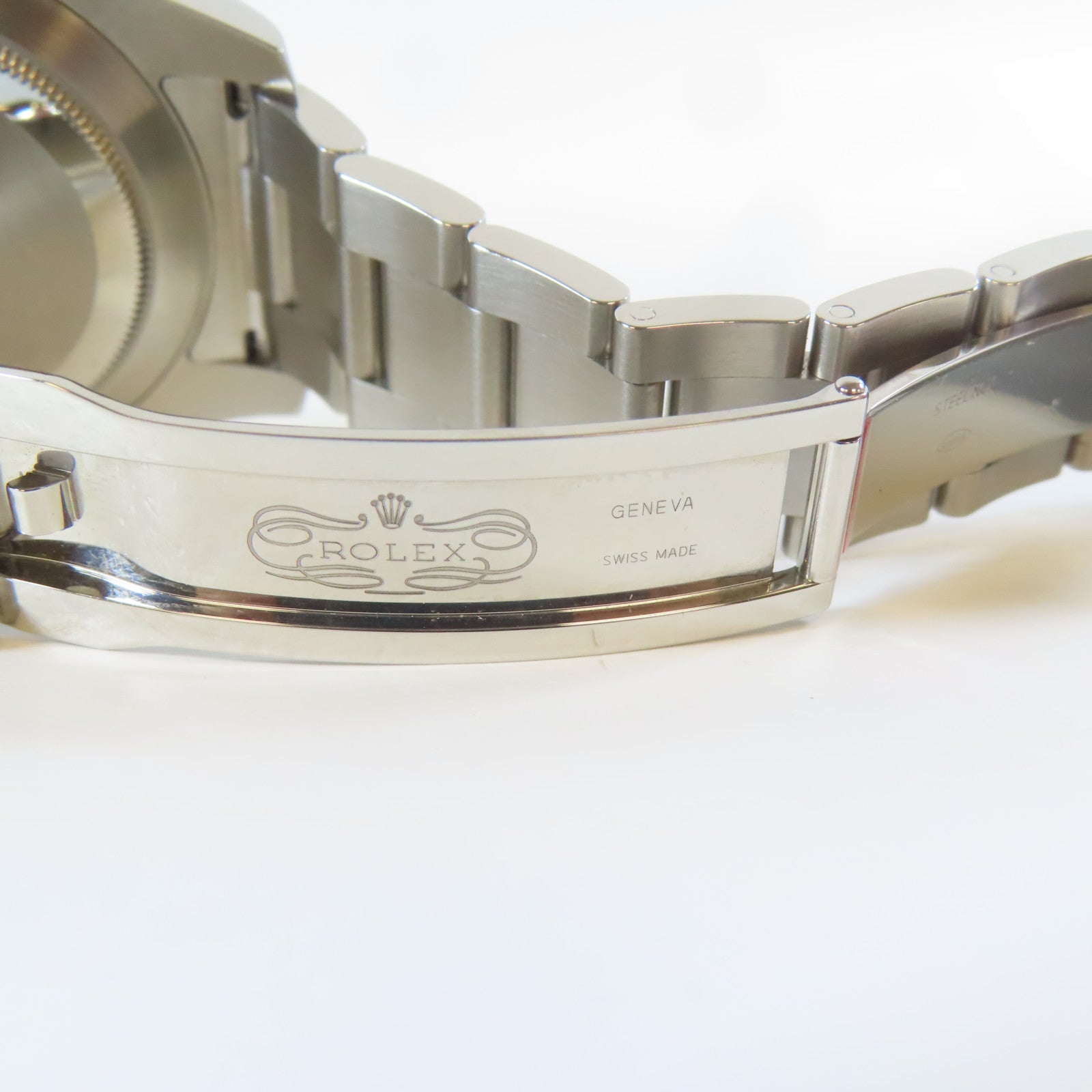 ROLEX Air King不鏽鋼手錶自動機芯黑色
