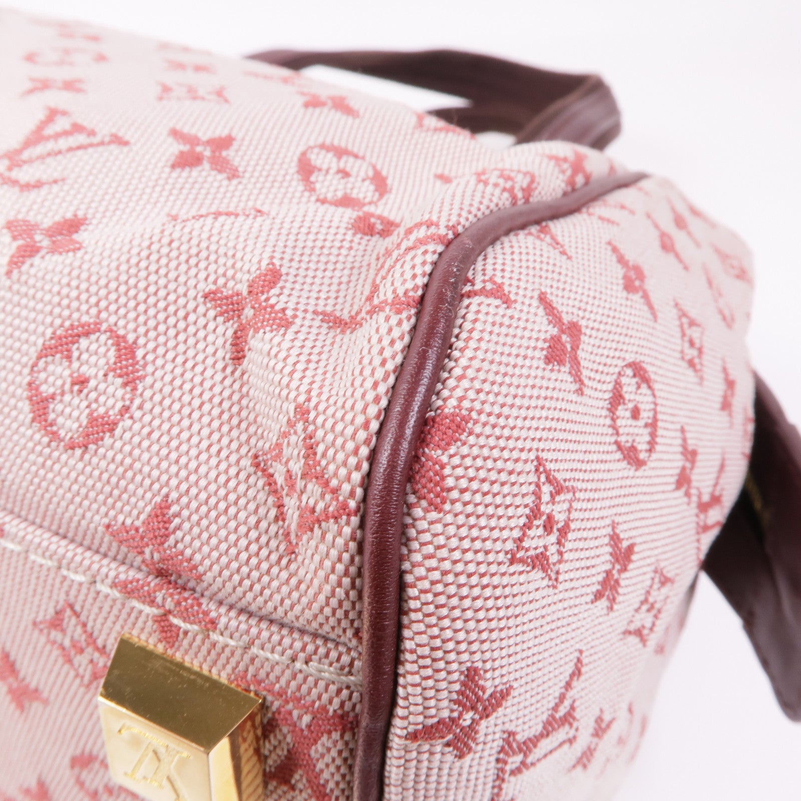 LOUIS VUITTON LV GHW Josephine PM Handbag M92216 Monogram Mini Pink