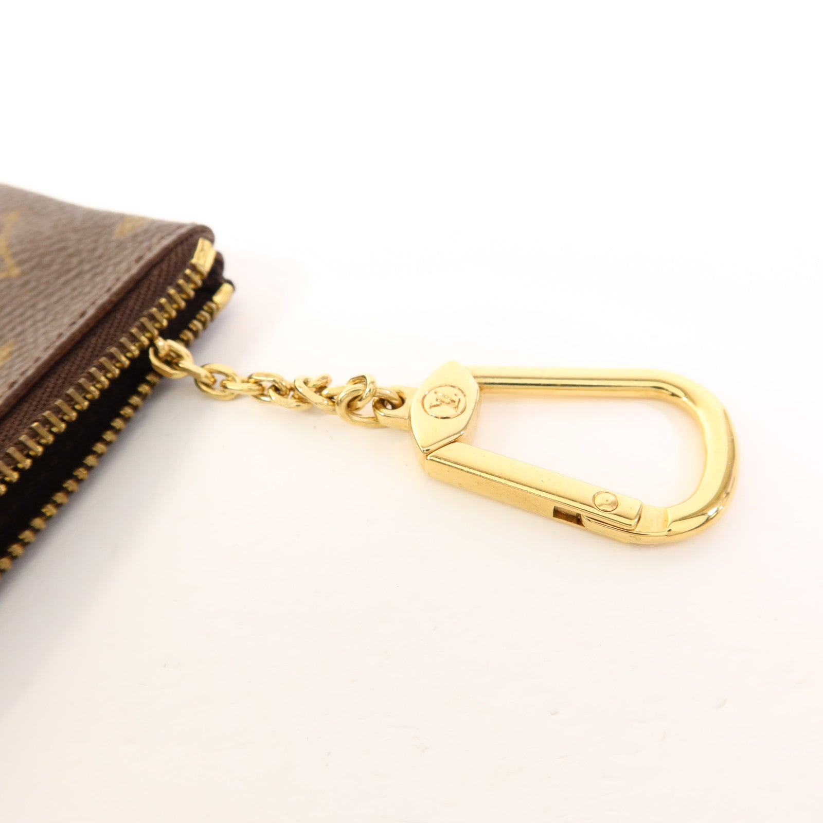 LOUIS VUITTON Monogram Key Pouch金扣鎖匙包