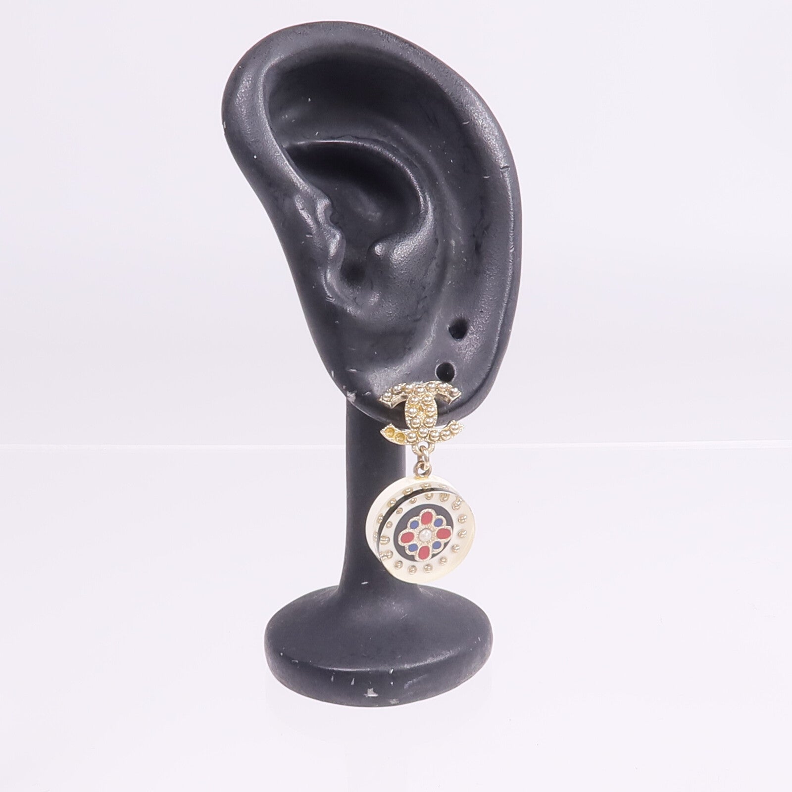 CHANEL PVC/金屬Earrings耳環