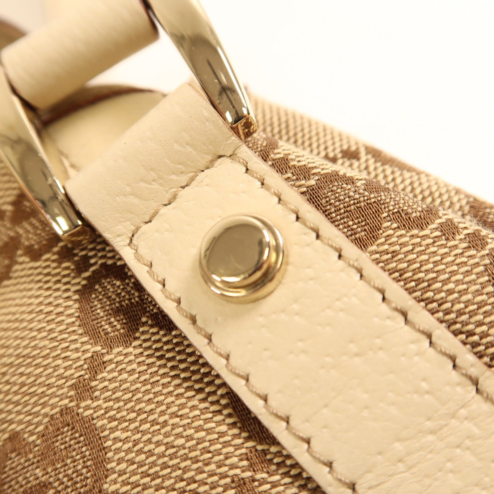 GUCCI 帆布Shoulder Bag金扣肩背袋