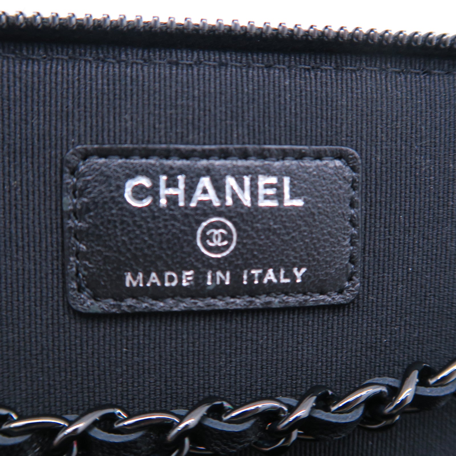 CHANEL 【激減優惠】菱格天鵝絨Chain Shoulder Bag鏈帶肩背袋黑色