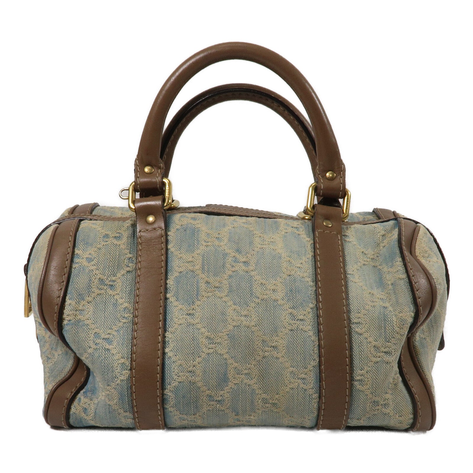 GUCCI 牛仔布Boston Bag手挽袋