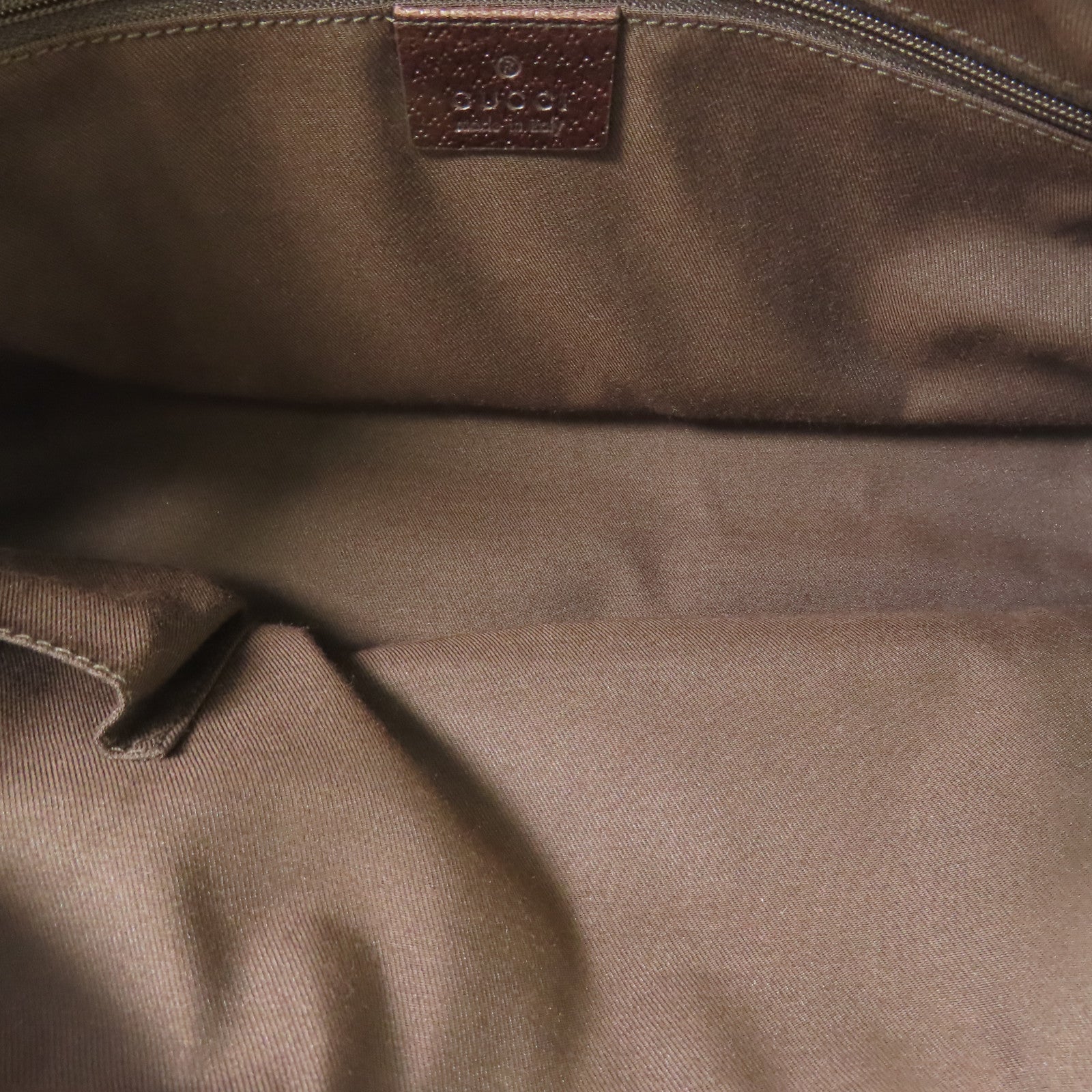 GUCCI 帆布Mini Boston Bag金扣肩背袋