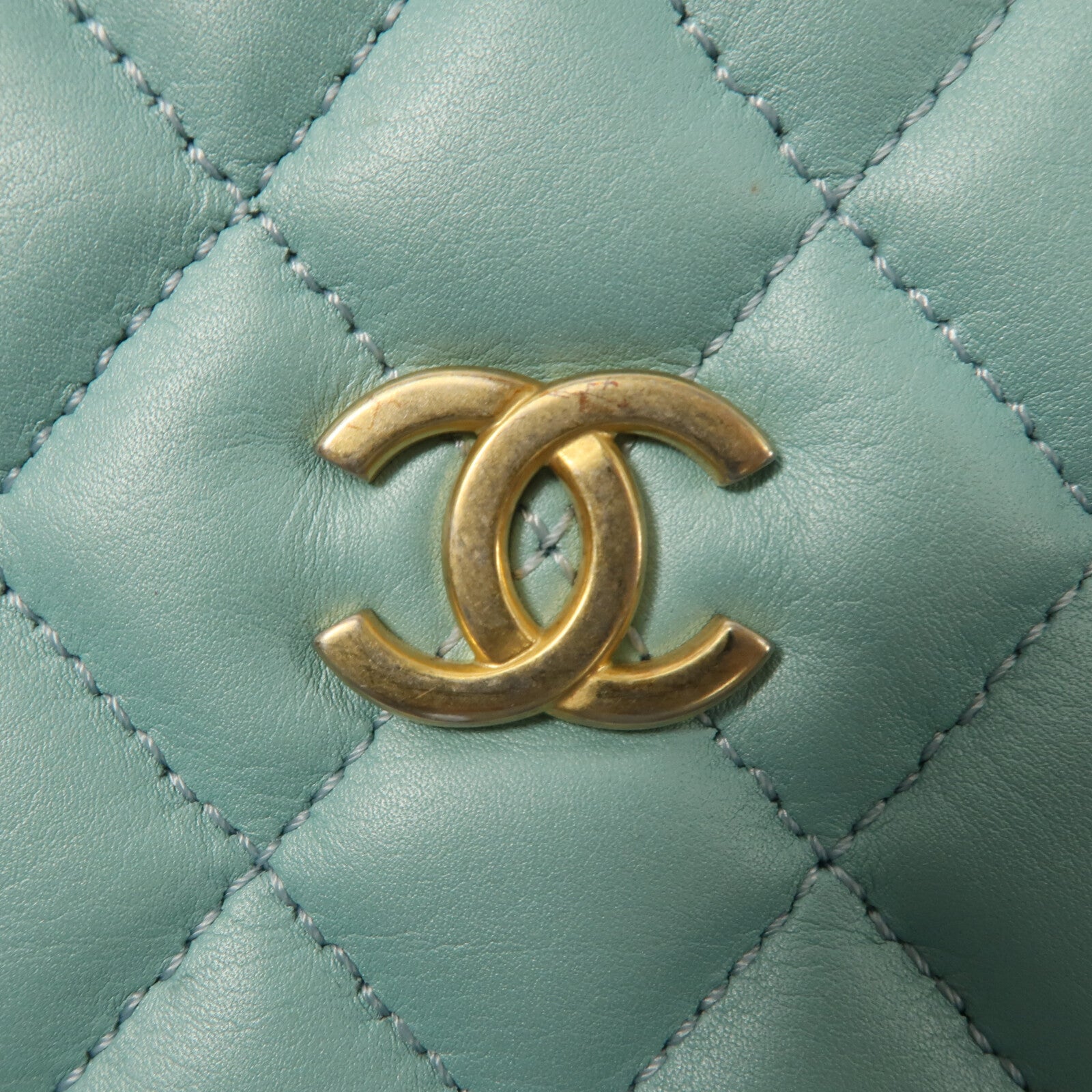 CHANEL 牛皮皮革Camera Bag鏈帶肩背袋