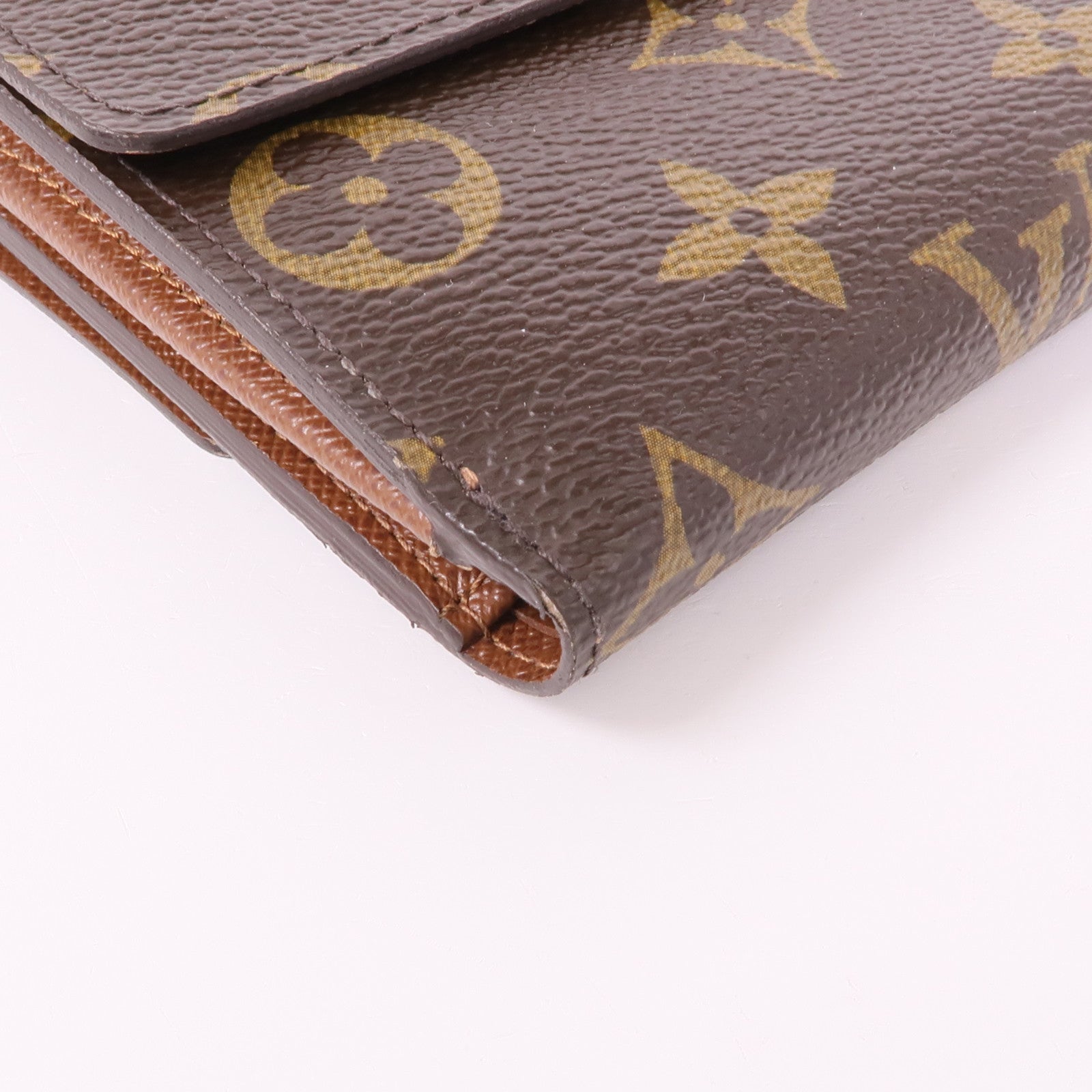 LOUIS VUITTON Monogram Portefeuille Elise Wallet金扣錢包
