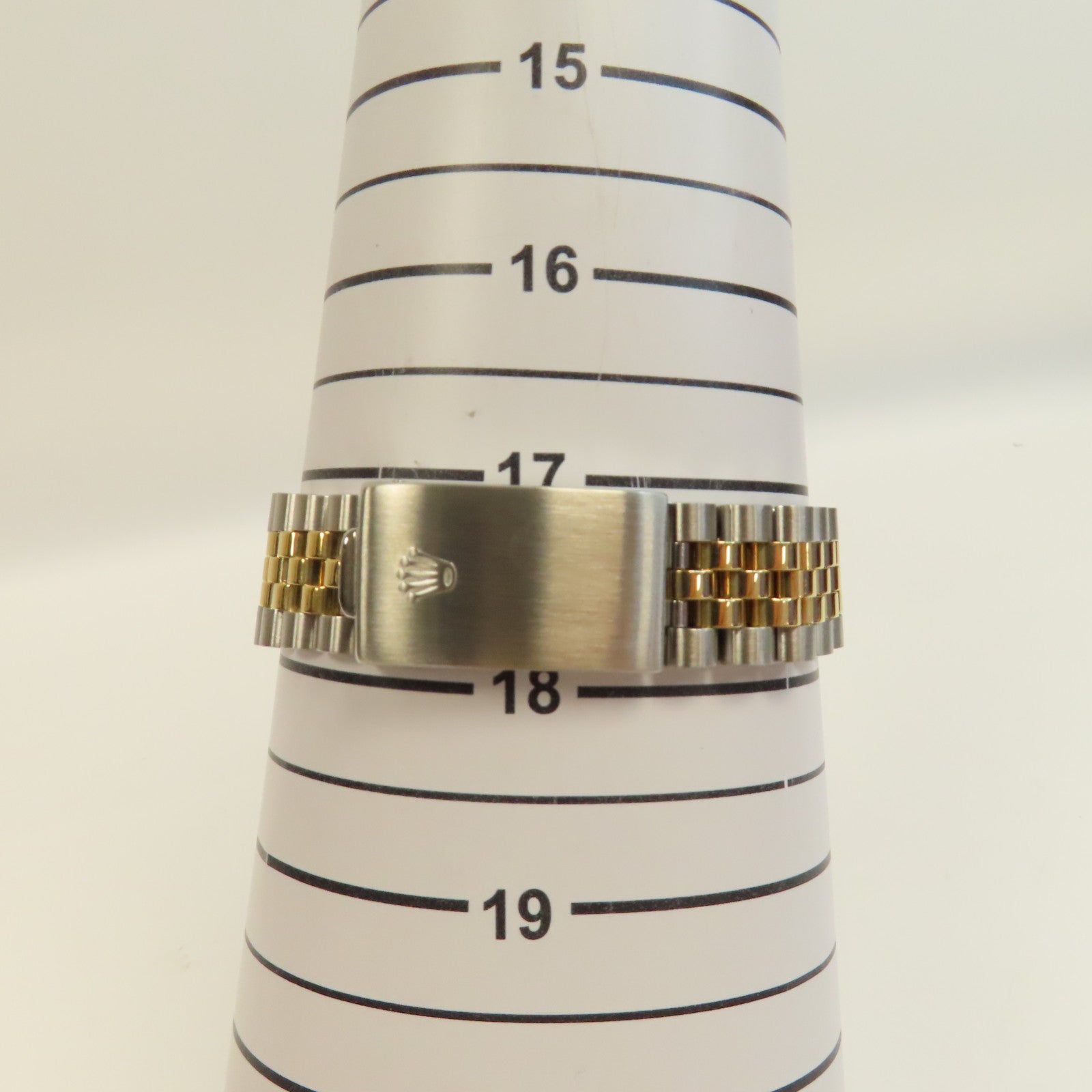 ROLEX Datejust 18K黃金/不鏽鋼手錶自動機芯銀色
