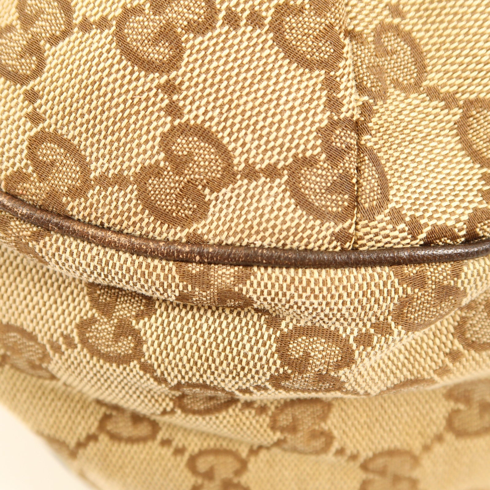 GUCCI 帆布Shoulder Bag金扣肩背袋