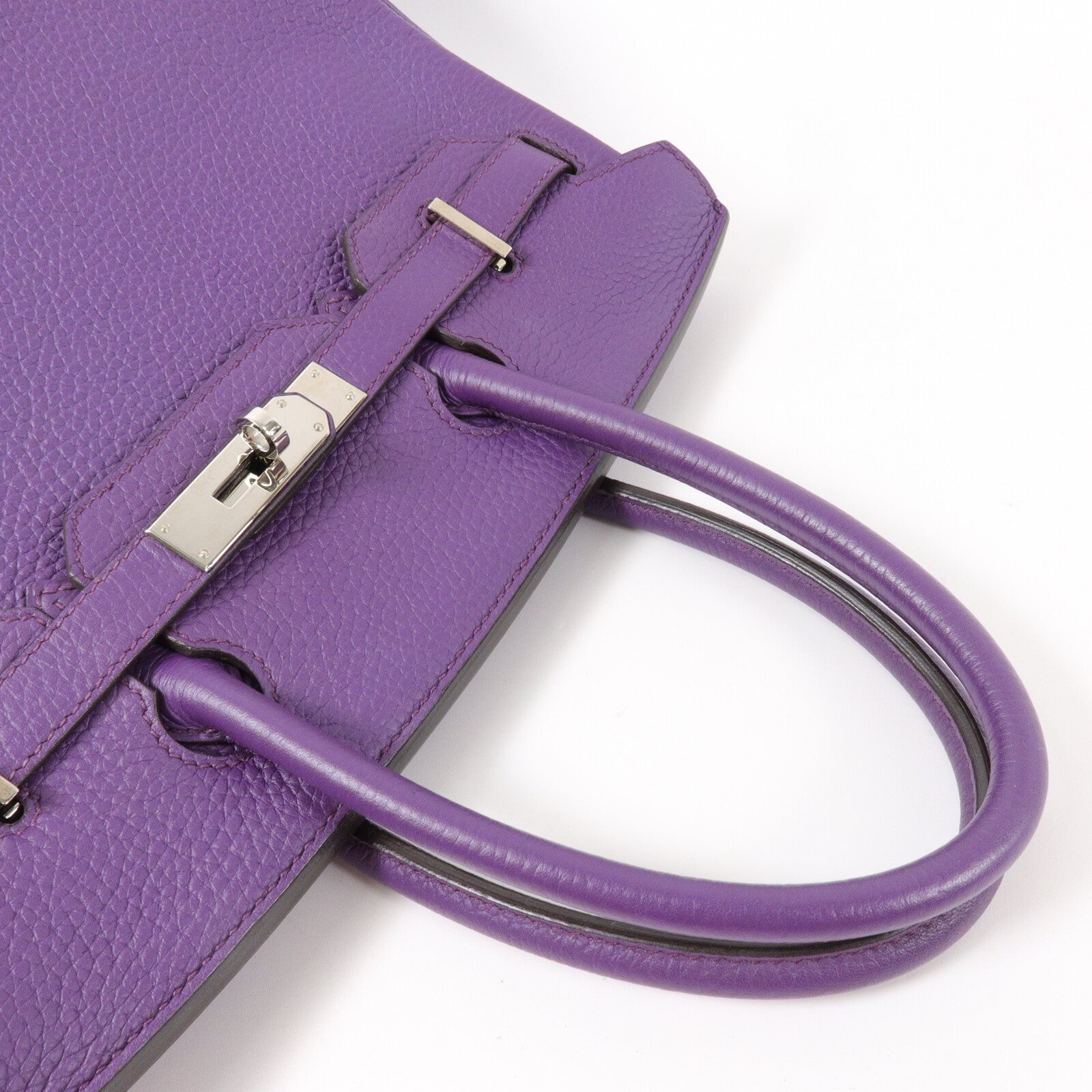 HERMES Togo皮革Birkin 30手挽袋Anemone
