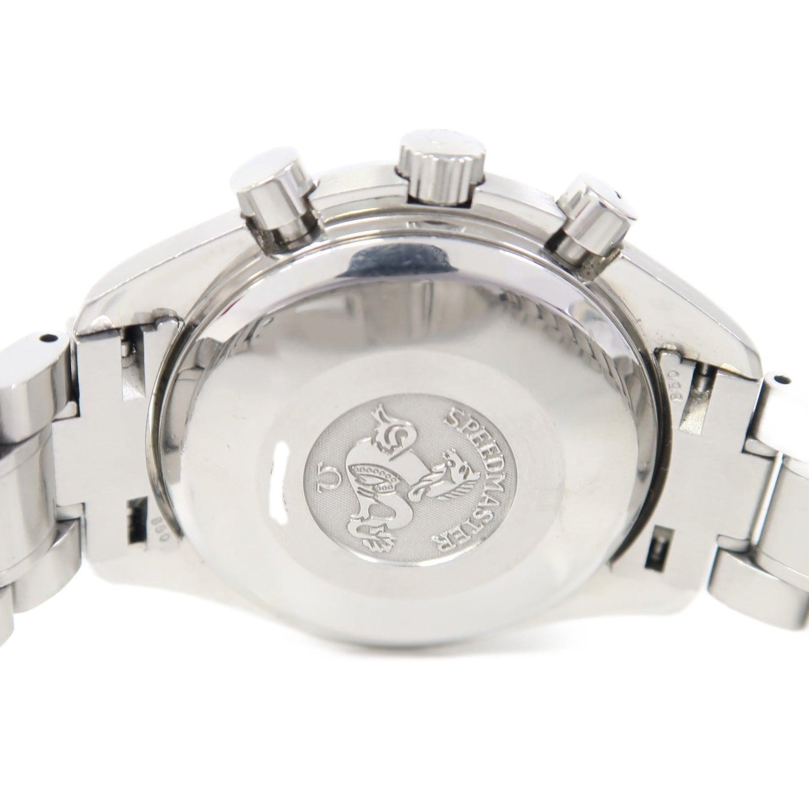 OMEGA Speedmaster Date不鏽鋼手錶自動機芯黑色