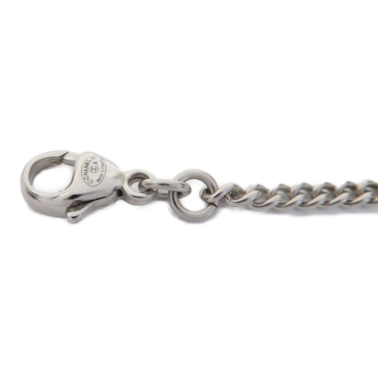 CHANEL 金屬Necklace項鍊銀色