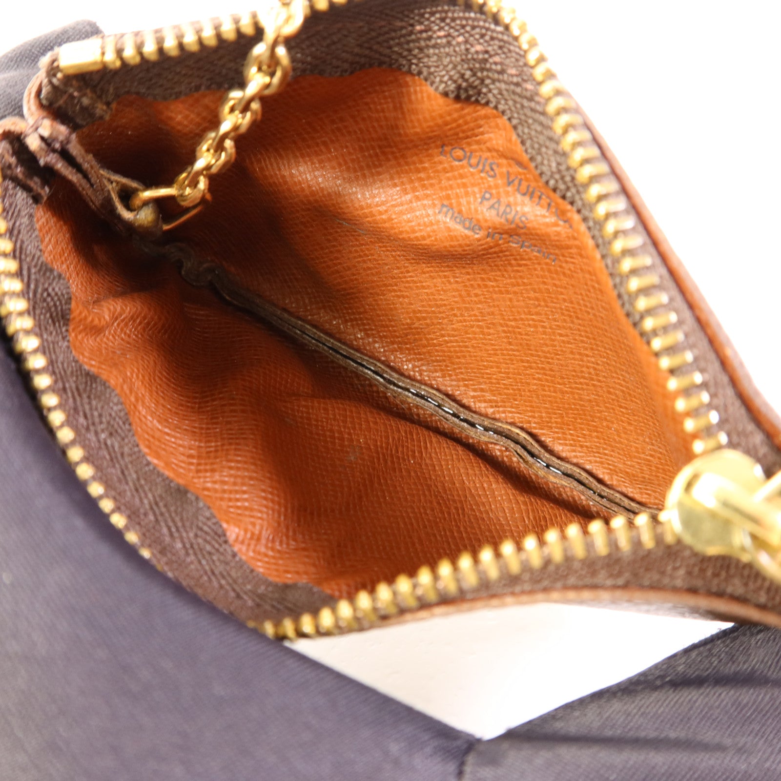 LOUIS VUITTON Monogram Key Pouch金扣鎖匙包