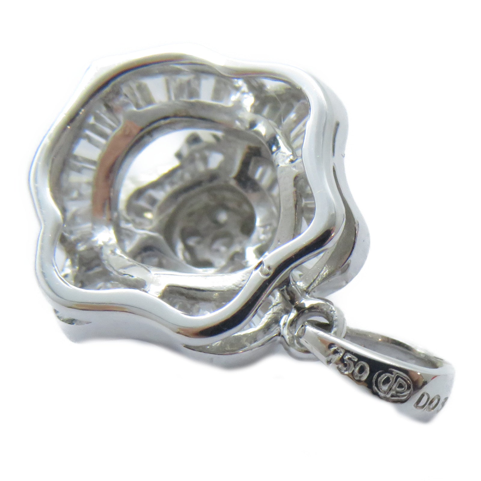 JEWELRY 18K白金Diamond Pendant 0.57ct鑽石吊墜