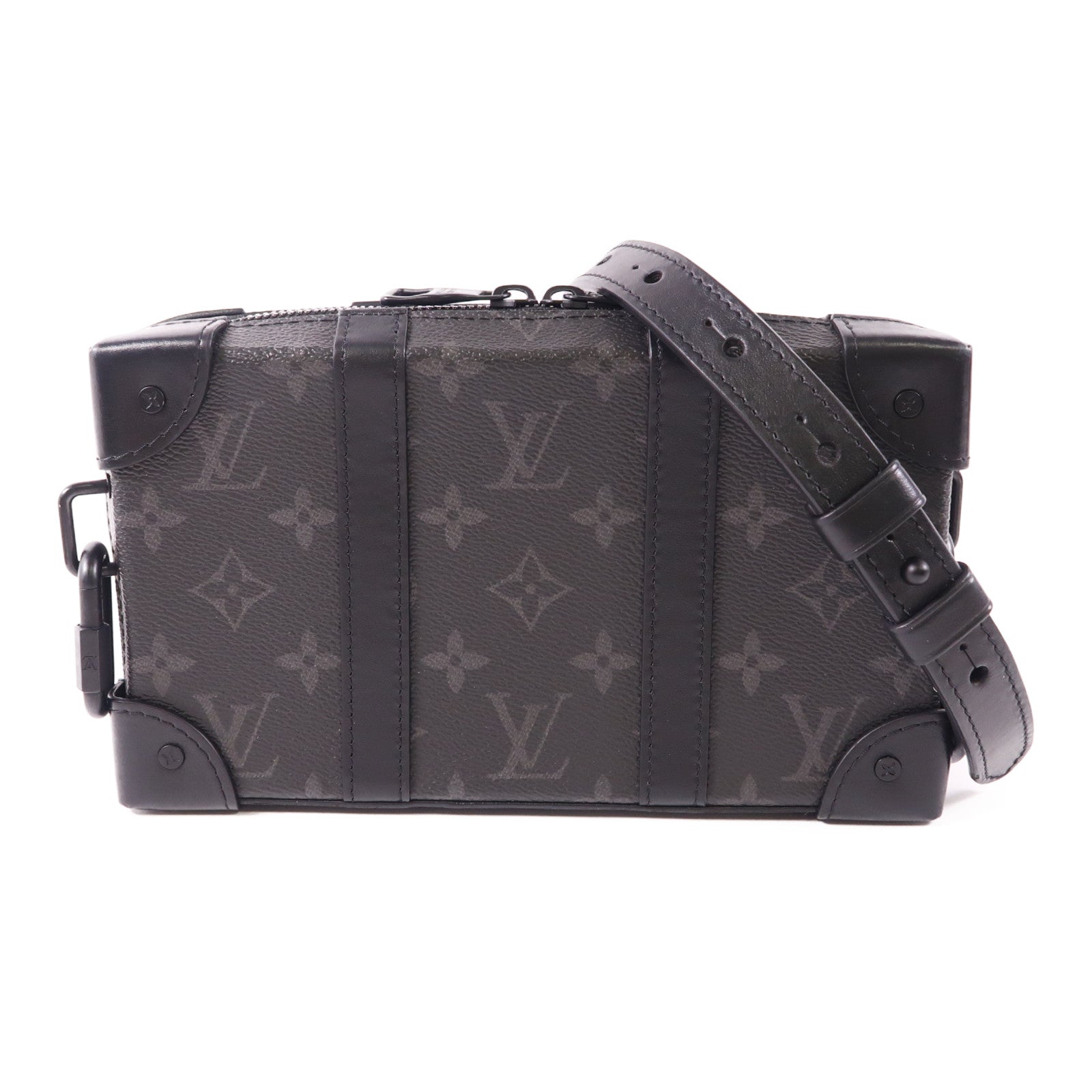 LOUIS VUITTON Monogram Eclipse Soft Trunk Wallet肩背袋