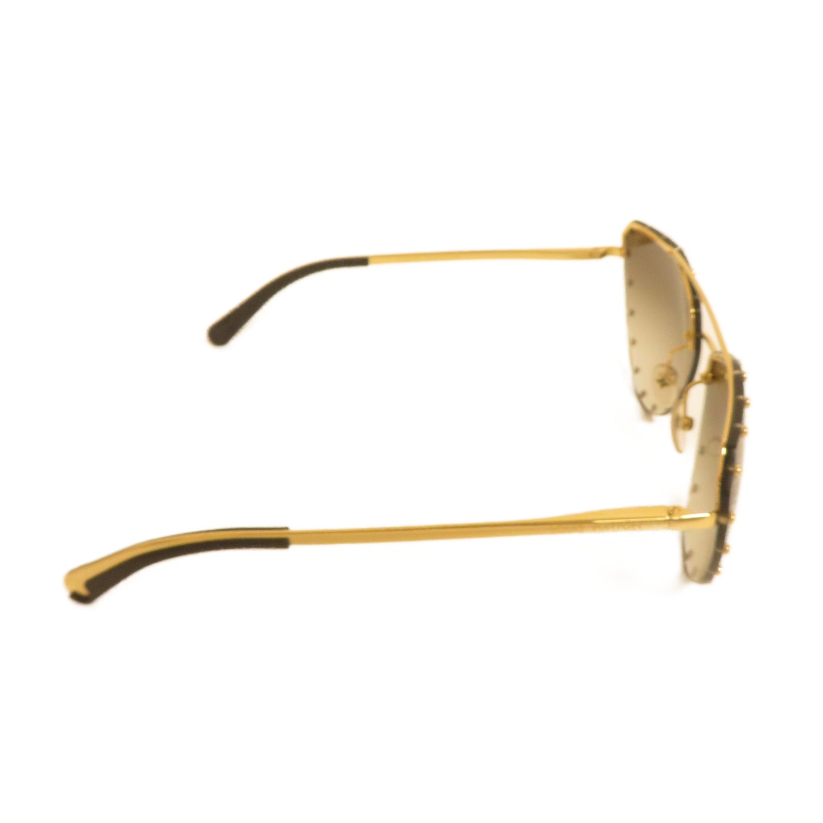 LOUIS VUITTON 【激減優惠】金屬/PVC Sunglasses太陽眼鏡啡色/金色