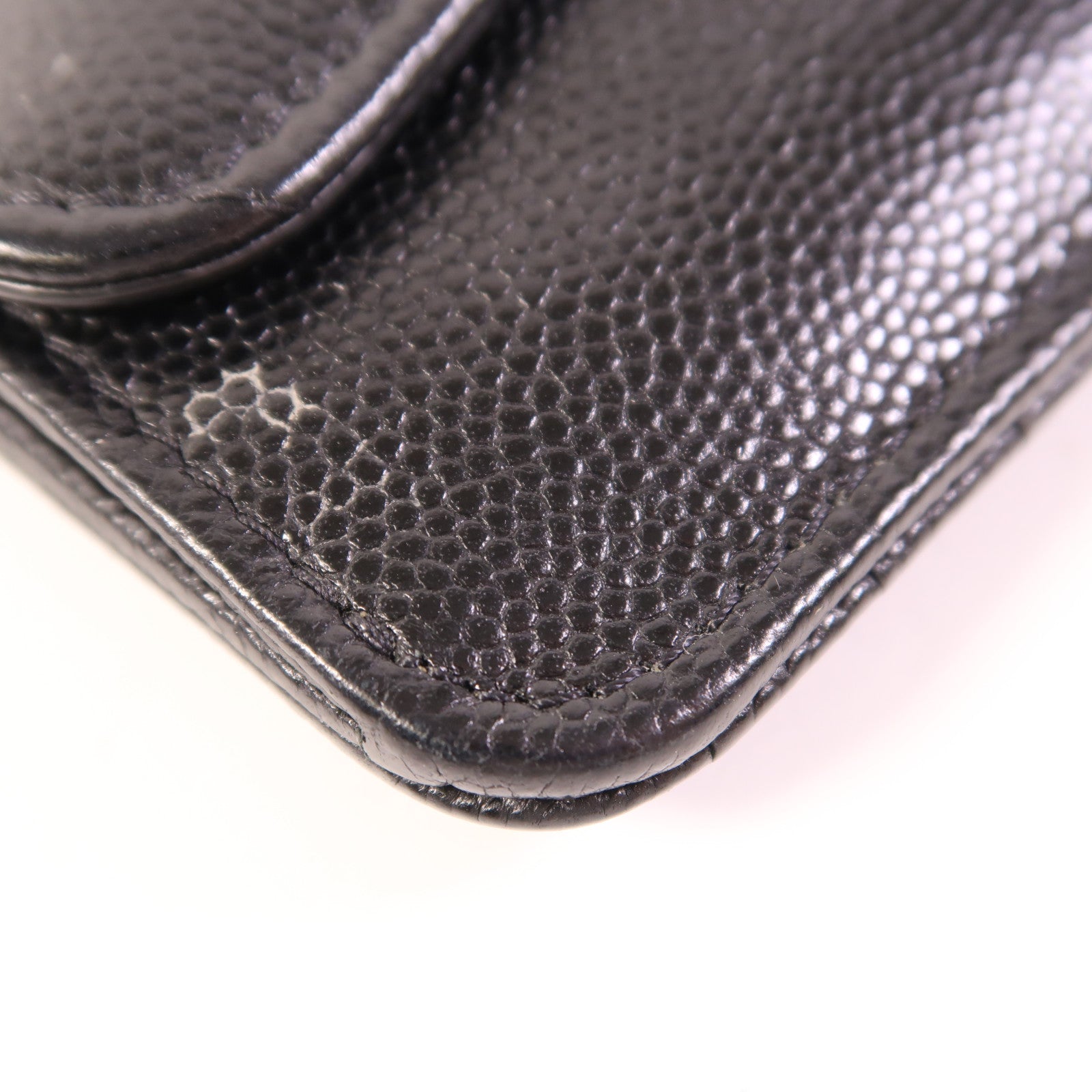 CHANEL 牛皮皮革Card Case金扣卡片套