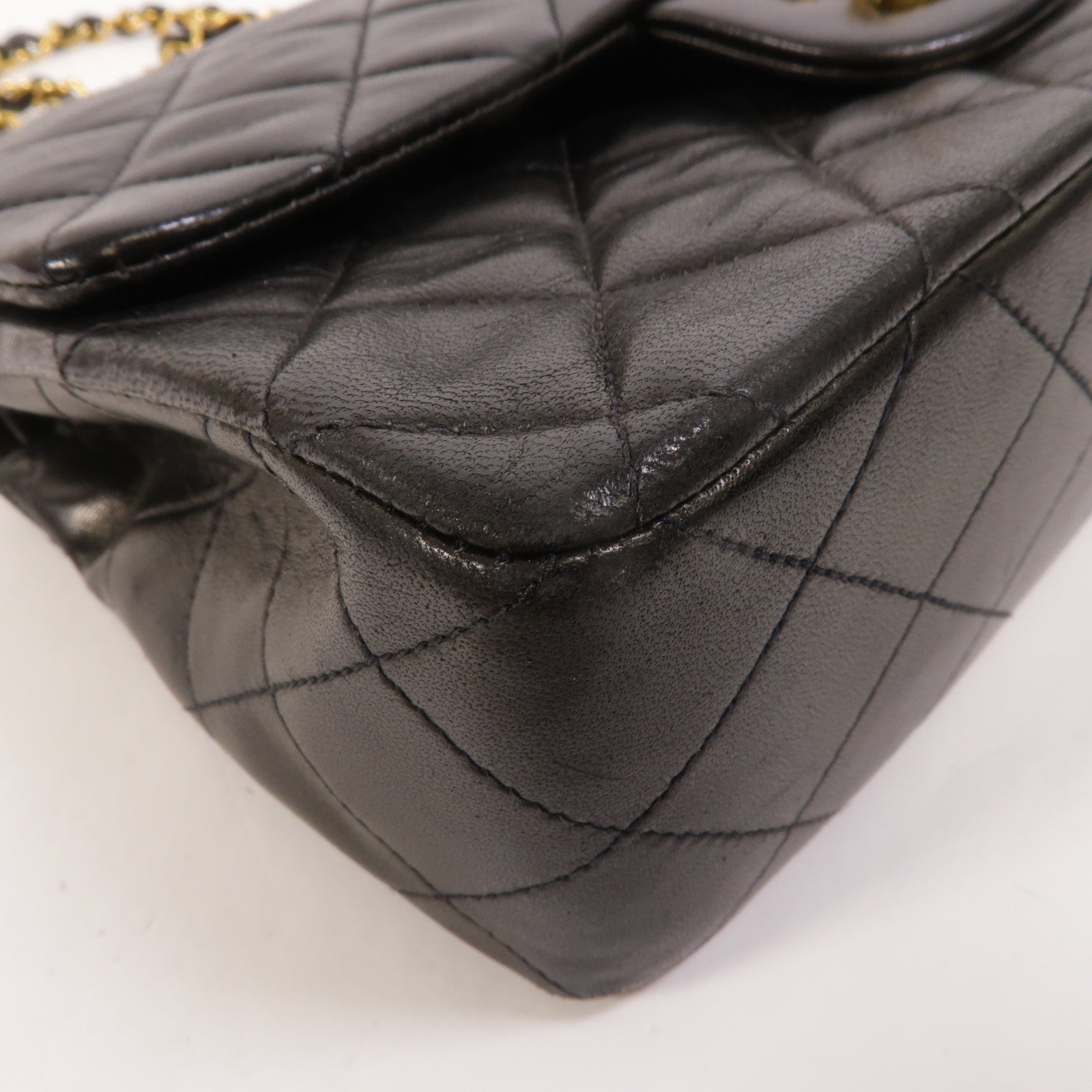 CHANEL 羊皮皮革Vintage Classic 23鏈帶肩背袋