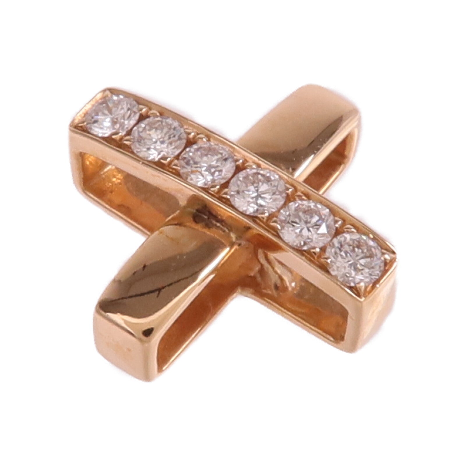 JEWELRY 【激減優惠】18K玫瑰金Diamond Pendant Top鑽石吊墜