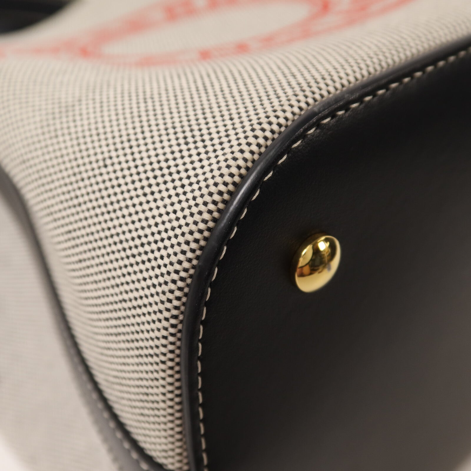 BURBERRY 帆布Small Peggy Bucket Bag手挽肩背兩用袋