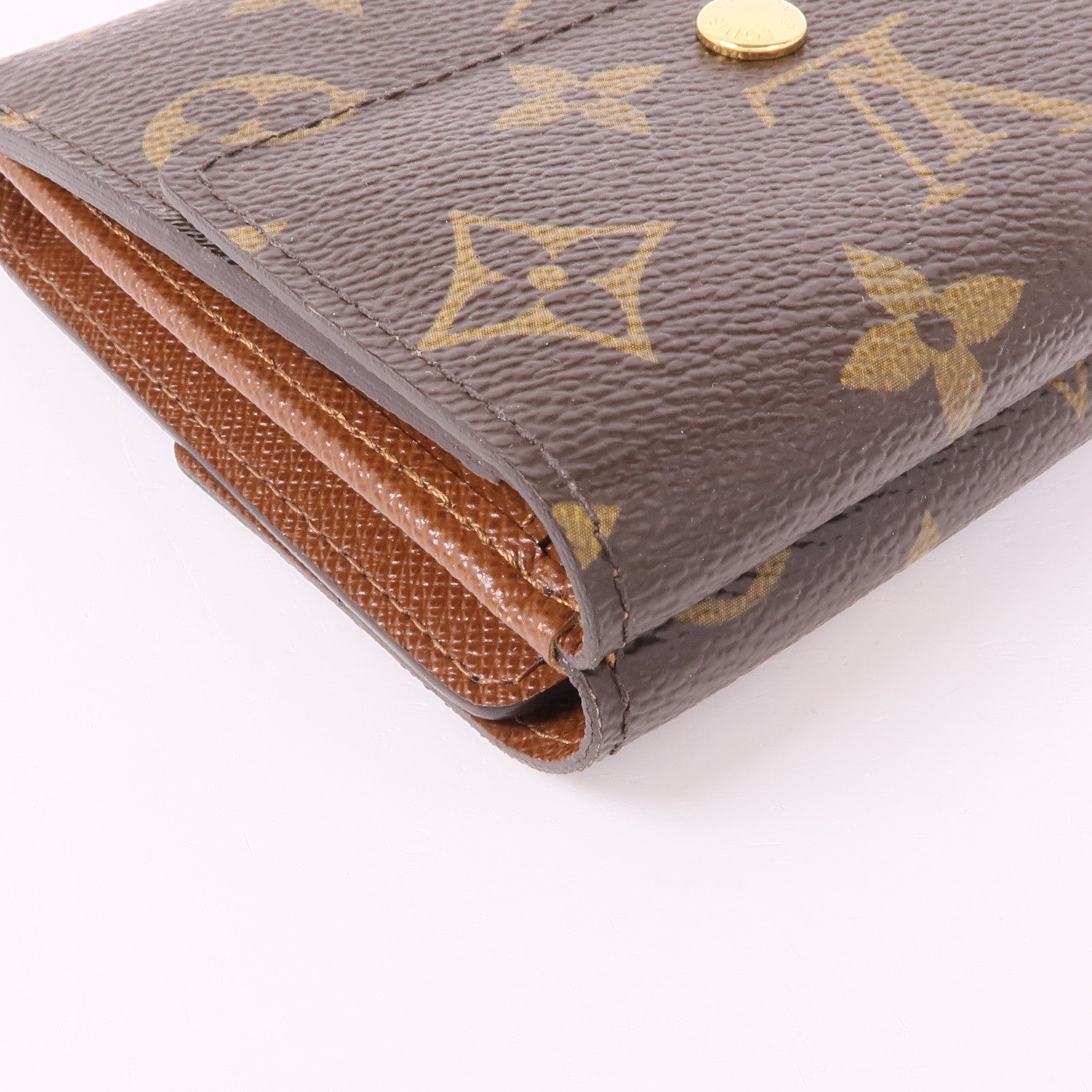 LOUIS VUITTON Monogram Portefeuille Elise Wallet金扣錢包