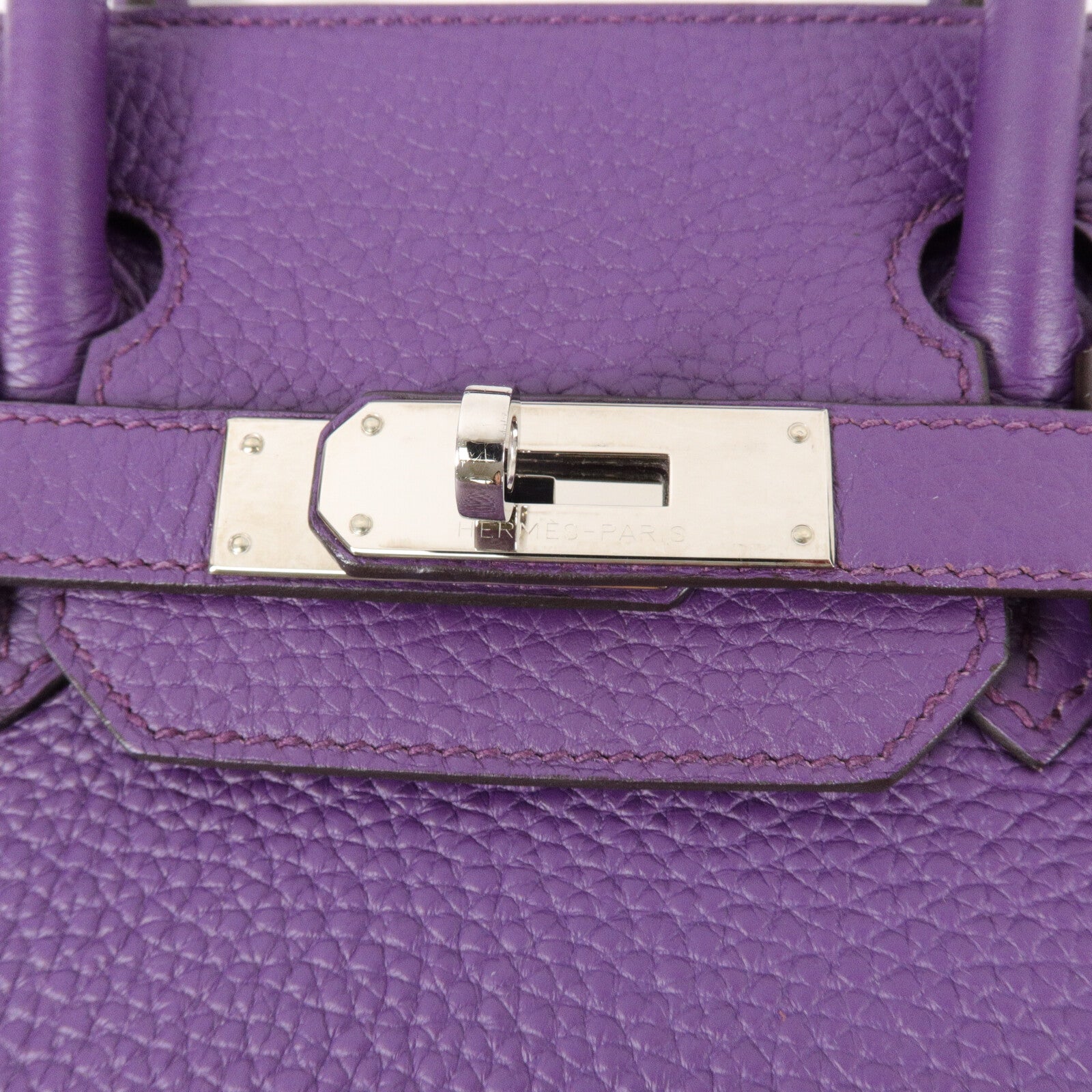HERMES Togo皮革Birkin 30手挽袋Anemone