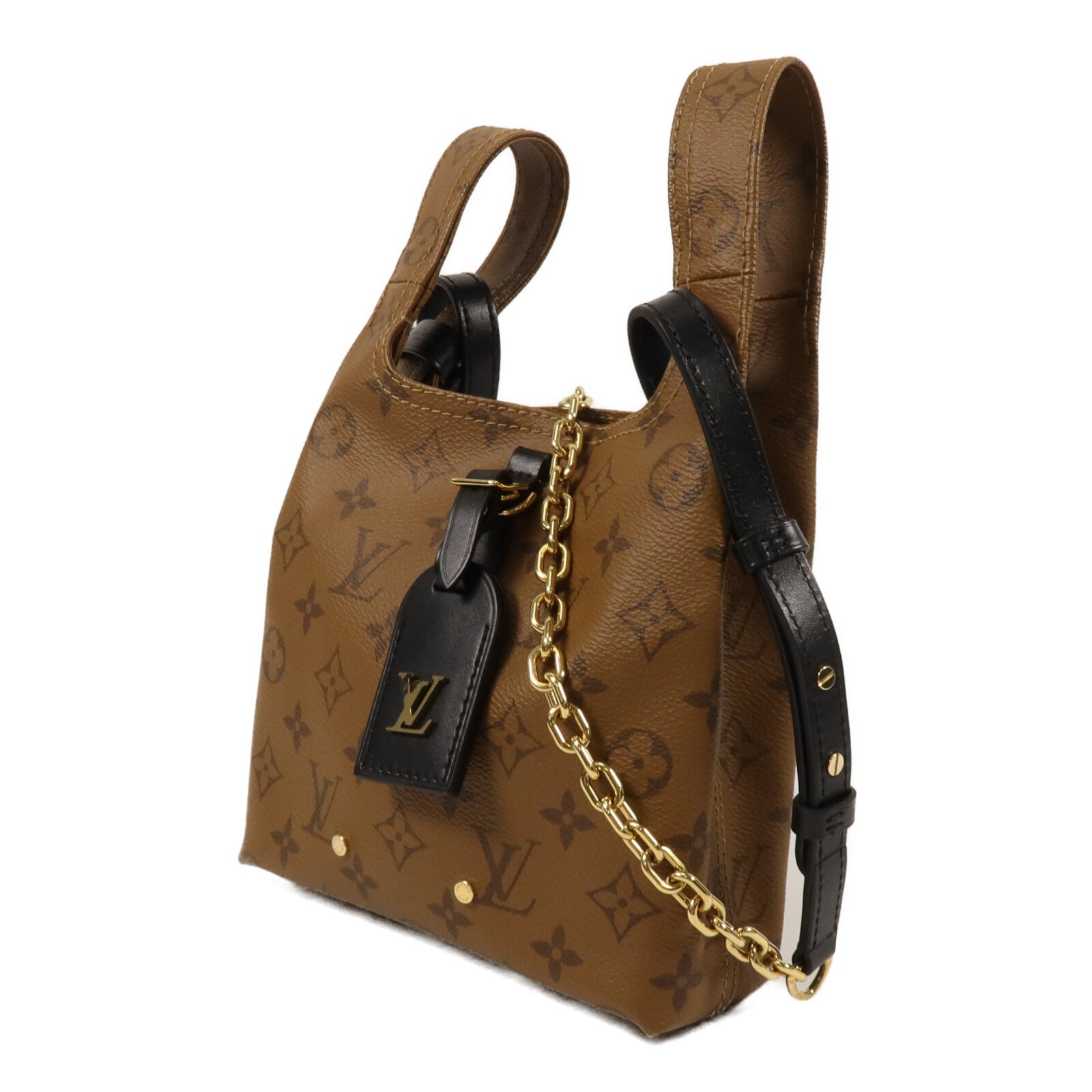 LOUIS VUITTON Monogram Reverse Atlantis BB手挽肩背兩用袋
