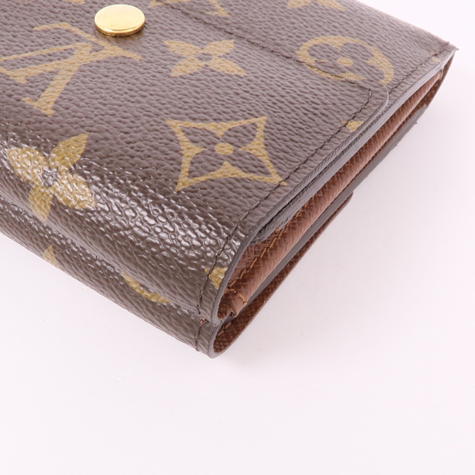 LOUIS VUITTON Monogram Portefeuille Elise Wallet金扣錢包